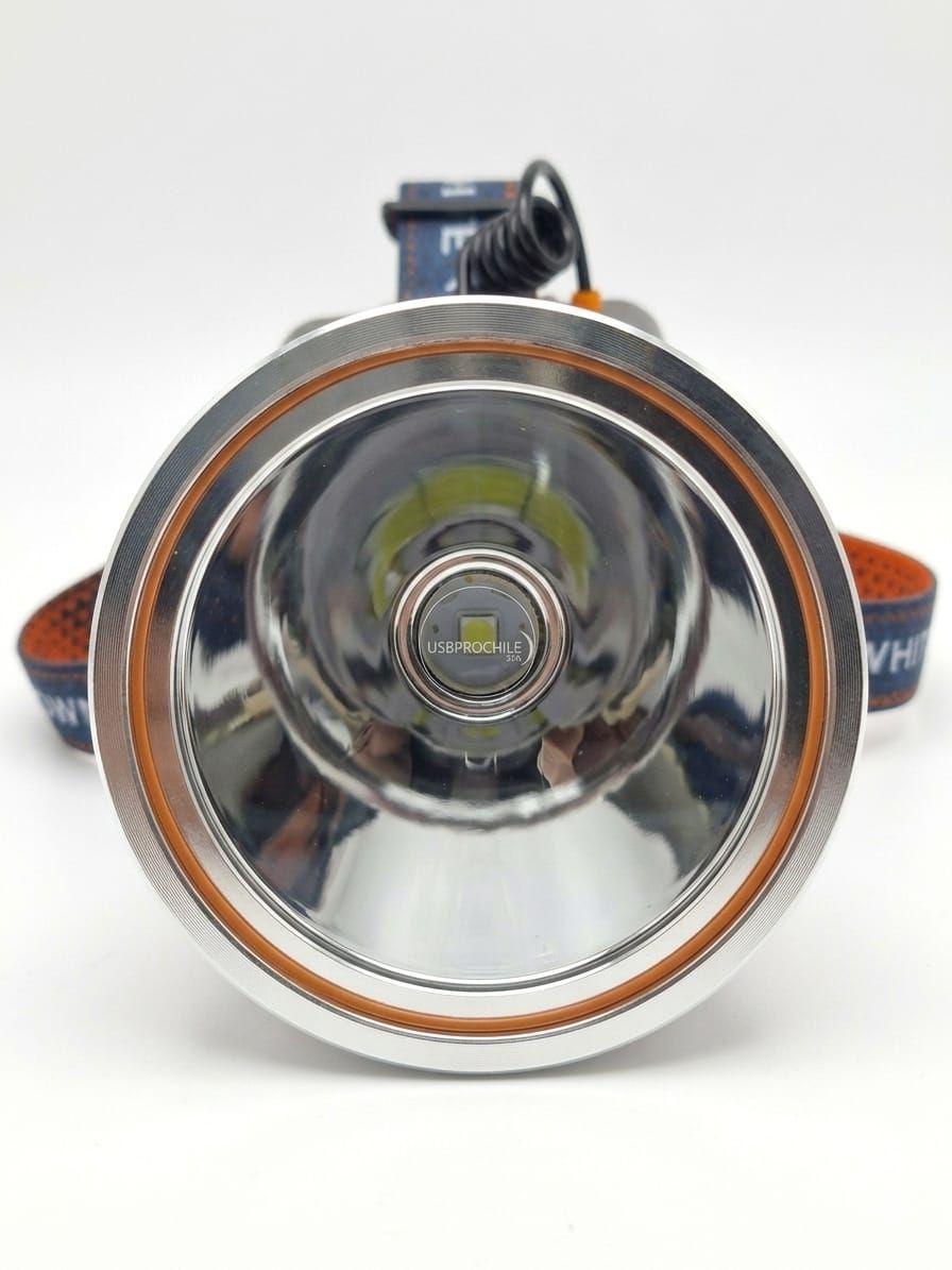 Foco Minera Led Cabeza Foco Caza Camping 2000w Crown-4
