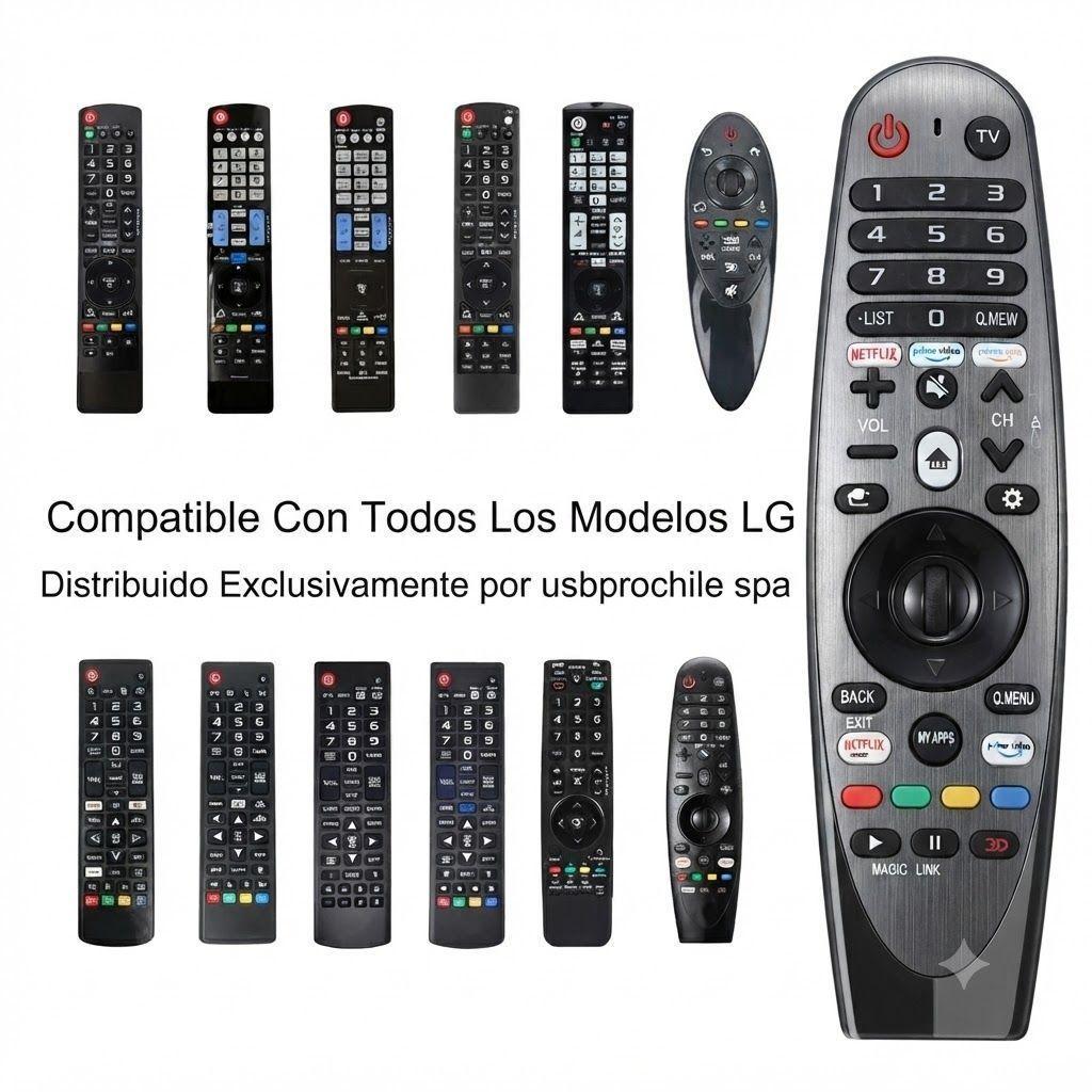 Control Remoto Magic para Smart TV LG 3D / 4K / Sin Voz-5
