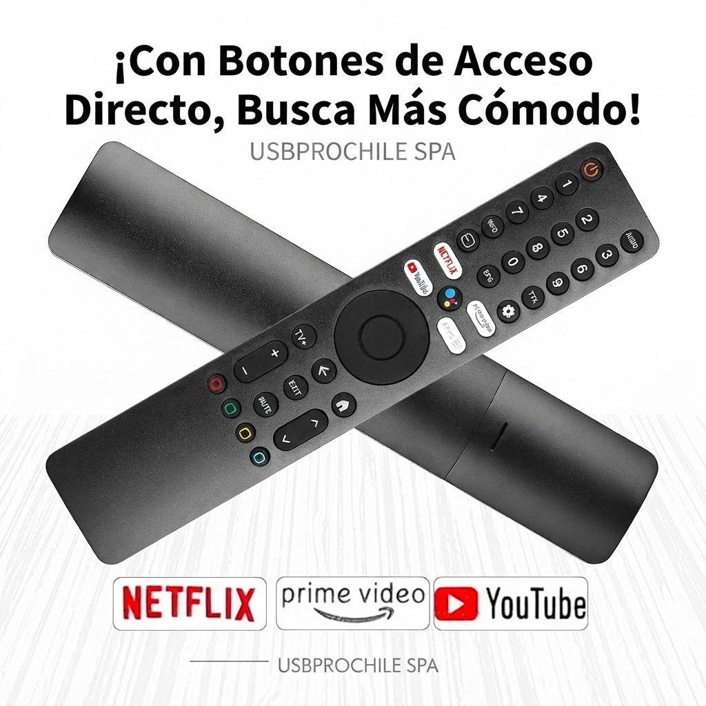 Control Remoto Alternativo para Smart TV Xiaomi con Botones Netflix YouTube-7