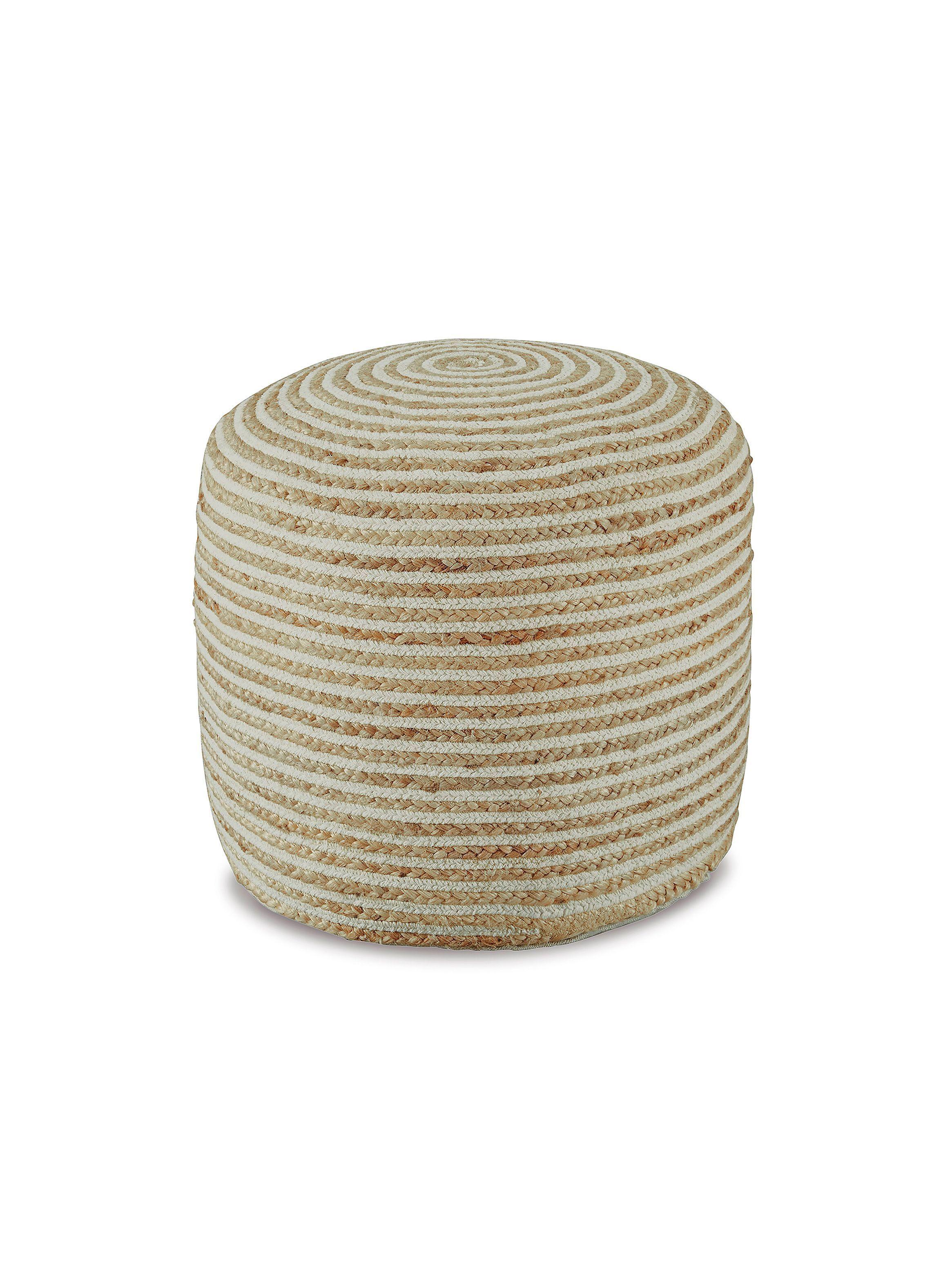Pouf Aildon natural/white-0