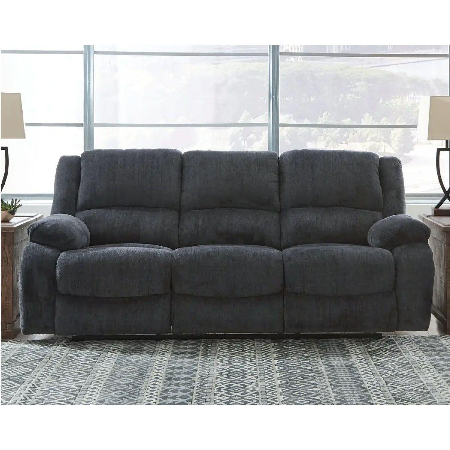 Sofá reclinable 3 cuerpos Draycoll slate-1