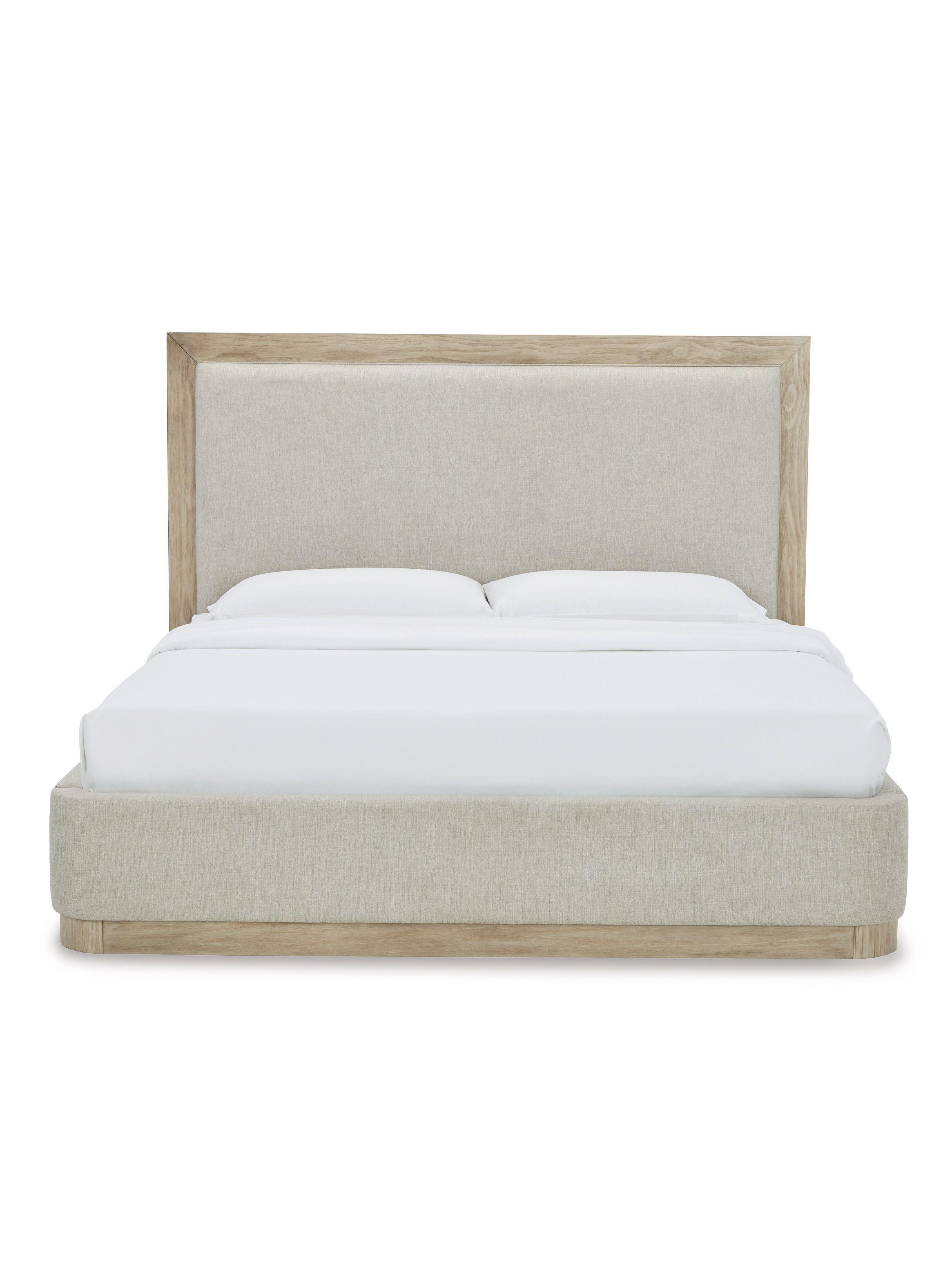 Cama king Hennington bisque-3