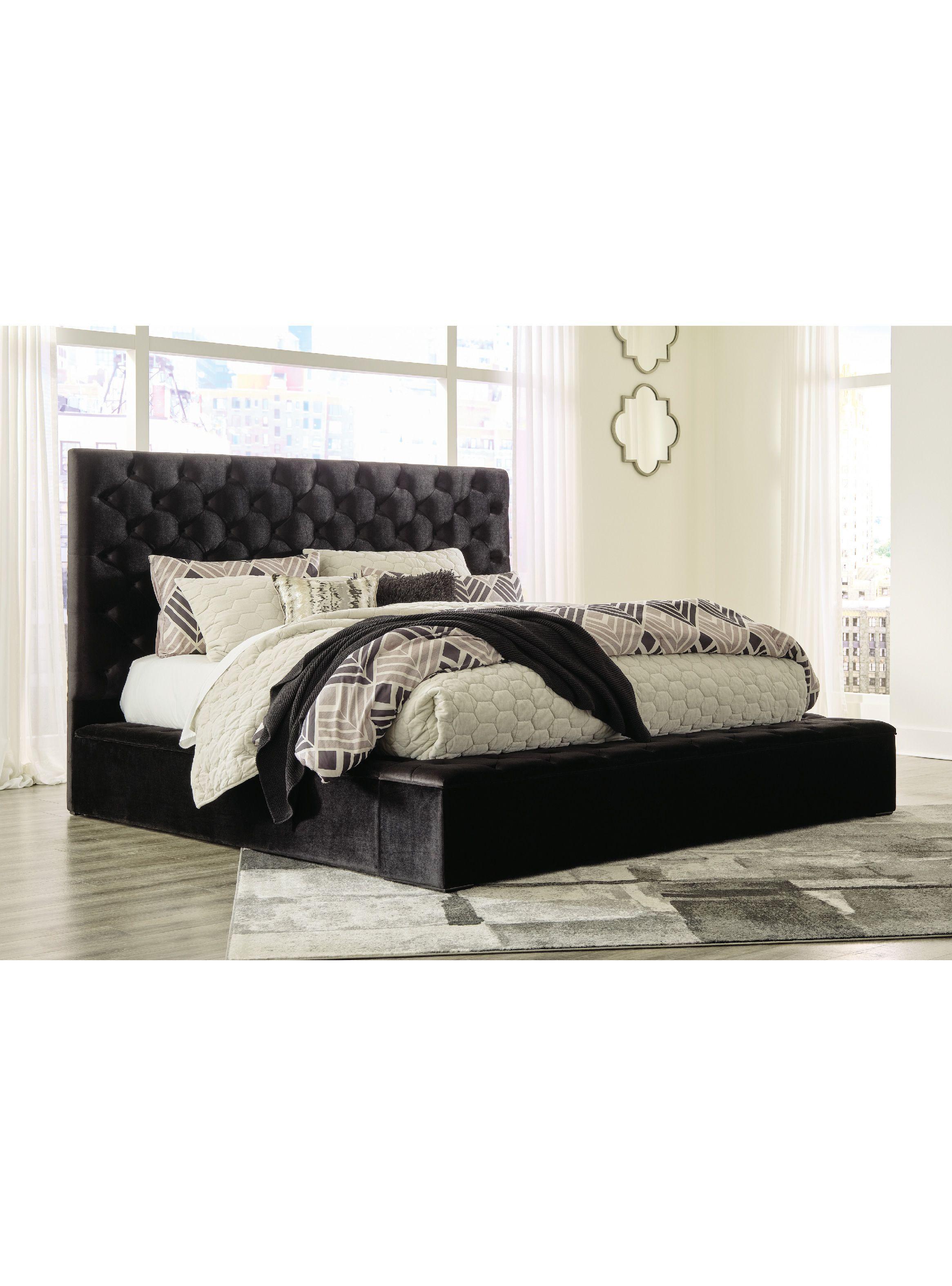 Cama 2 plazas Lindenfield black-1