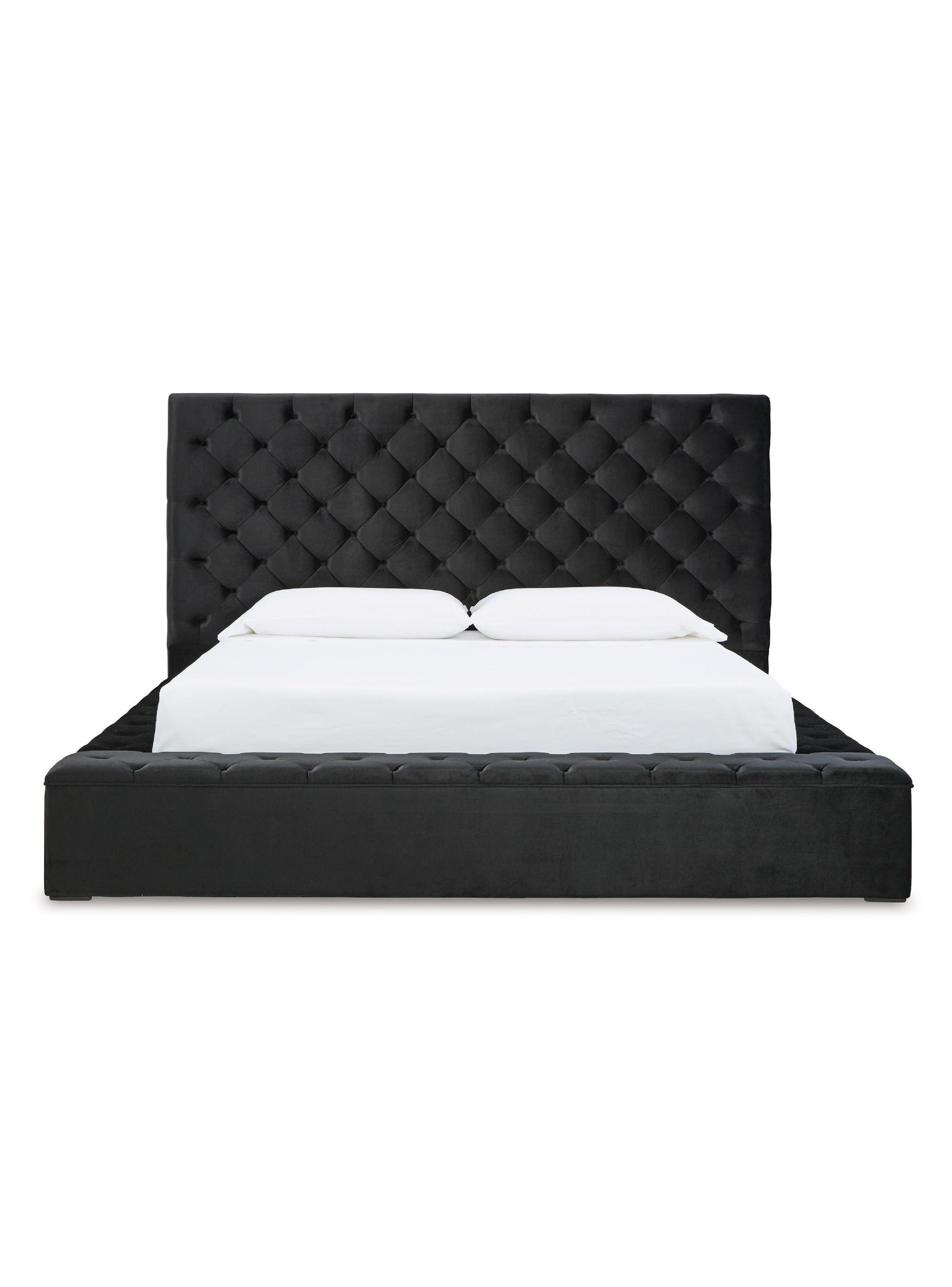 Cama 2 plazas Lindenfield black-4