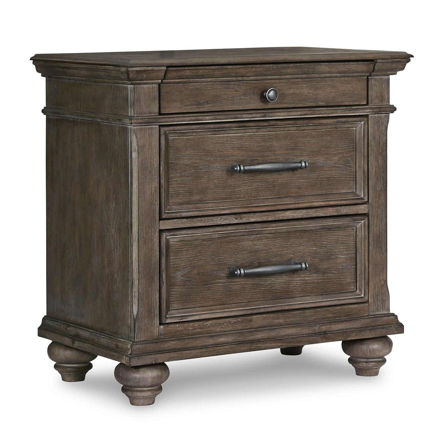 Velador Johnelle 3 cajones-2