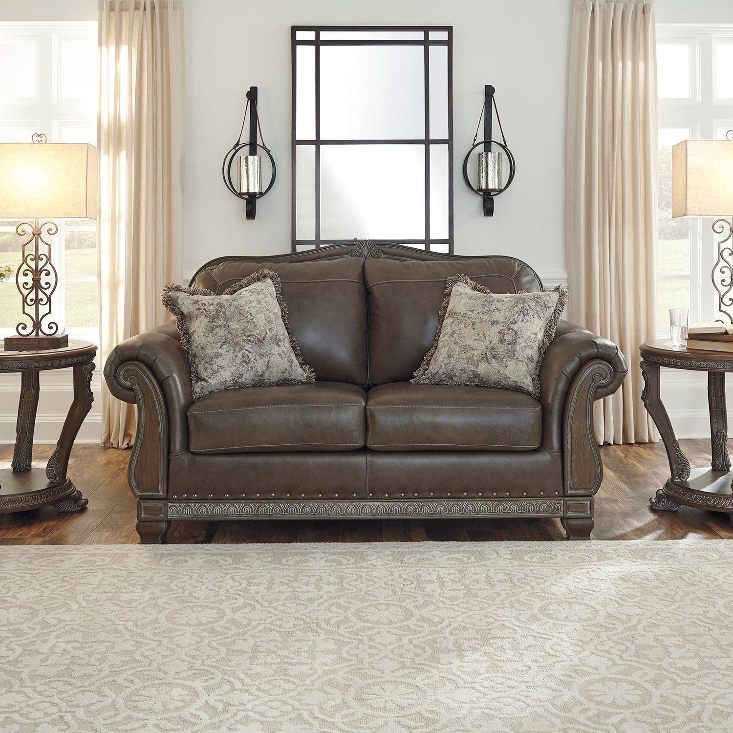 Sofá cuero 2 cuerpos Malacara brown-1