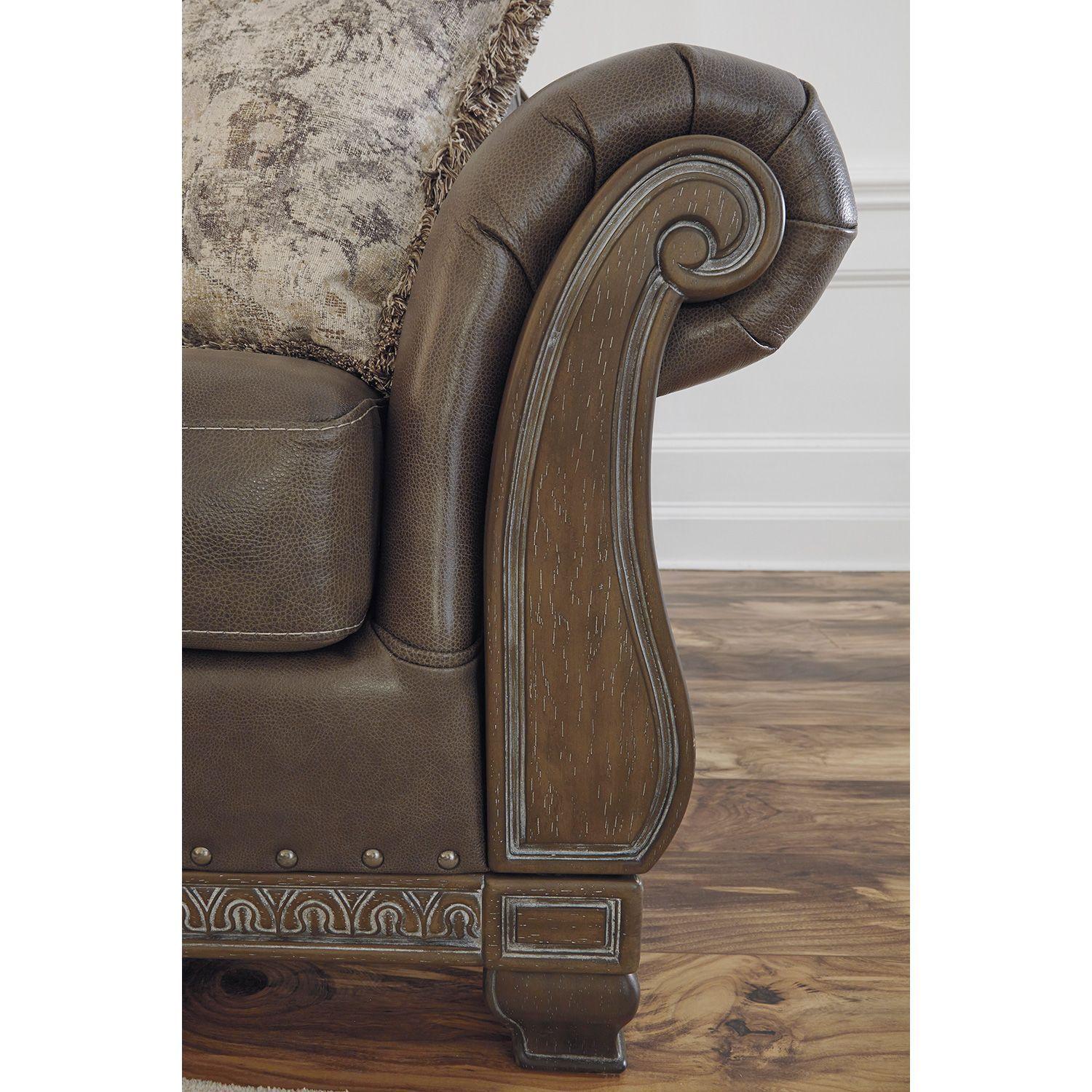 Sofá cuero 2 cuerpos Malacara brown-3