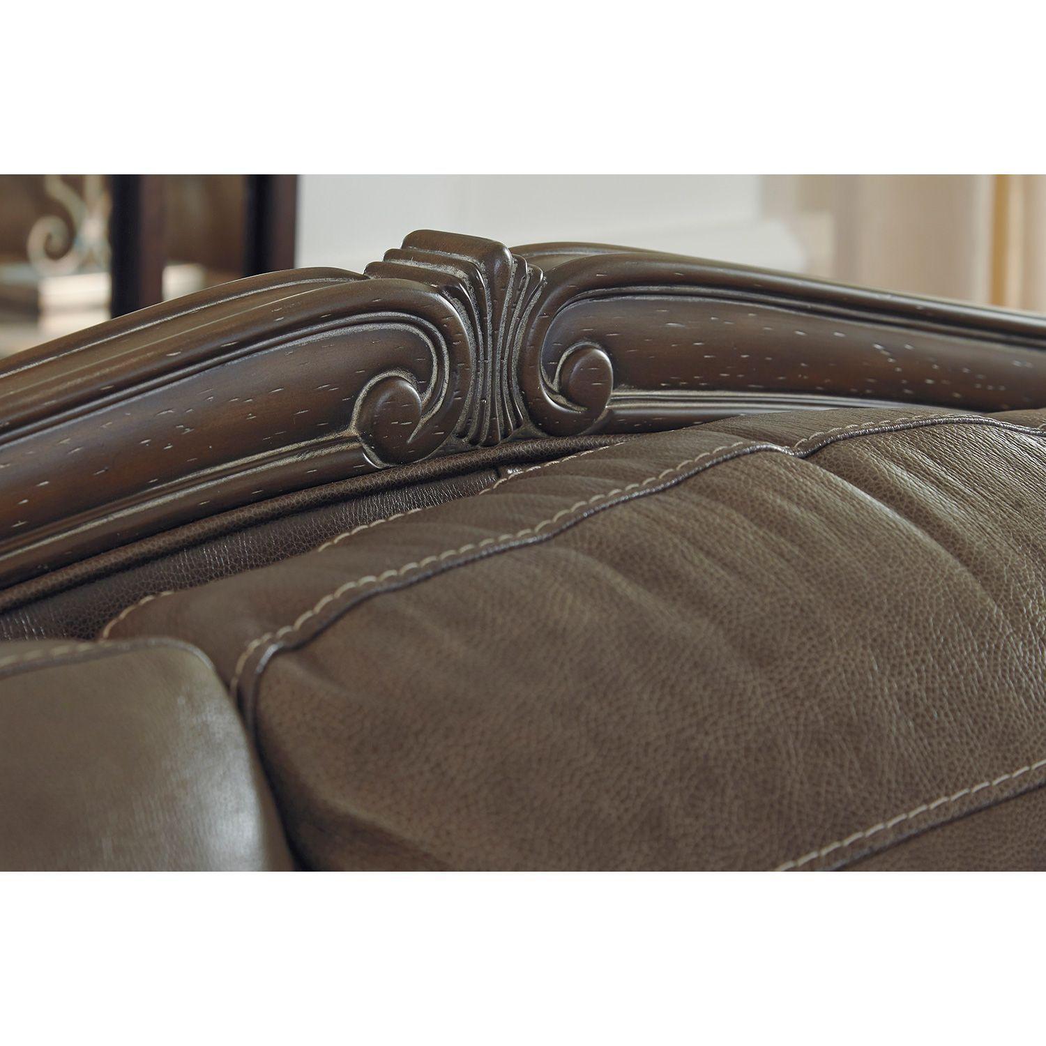 Sofá cuero 2 cuerpos Malacara brown-4