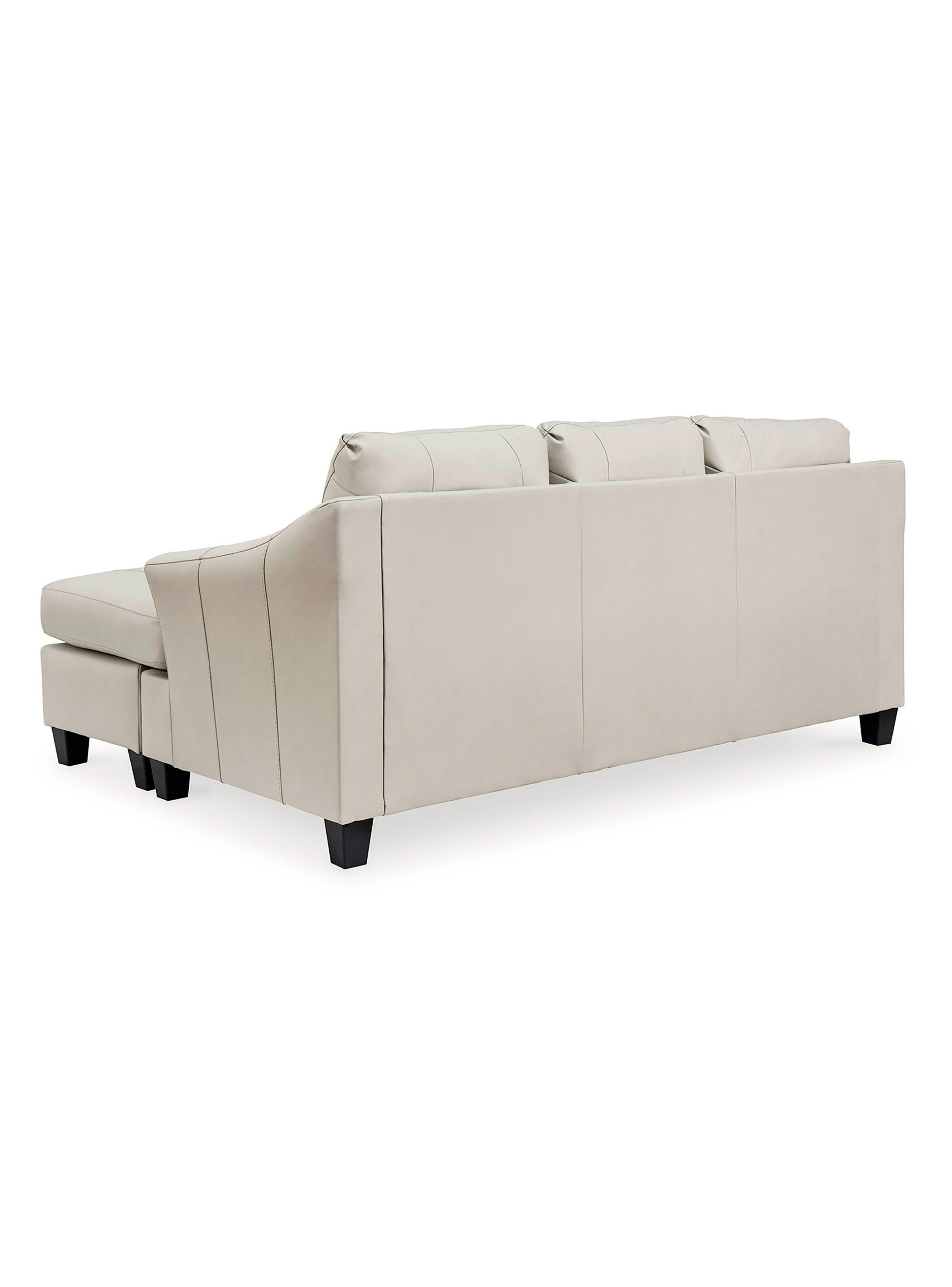 Sofá cuero chaise derecho 3 cuerpos Genoa coconut-3