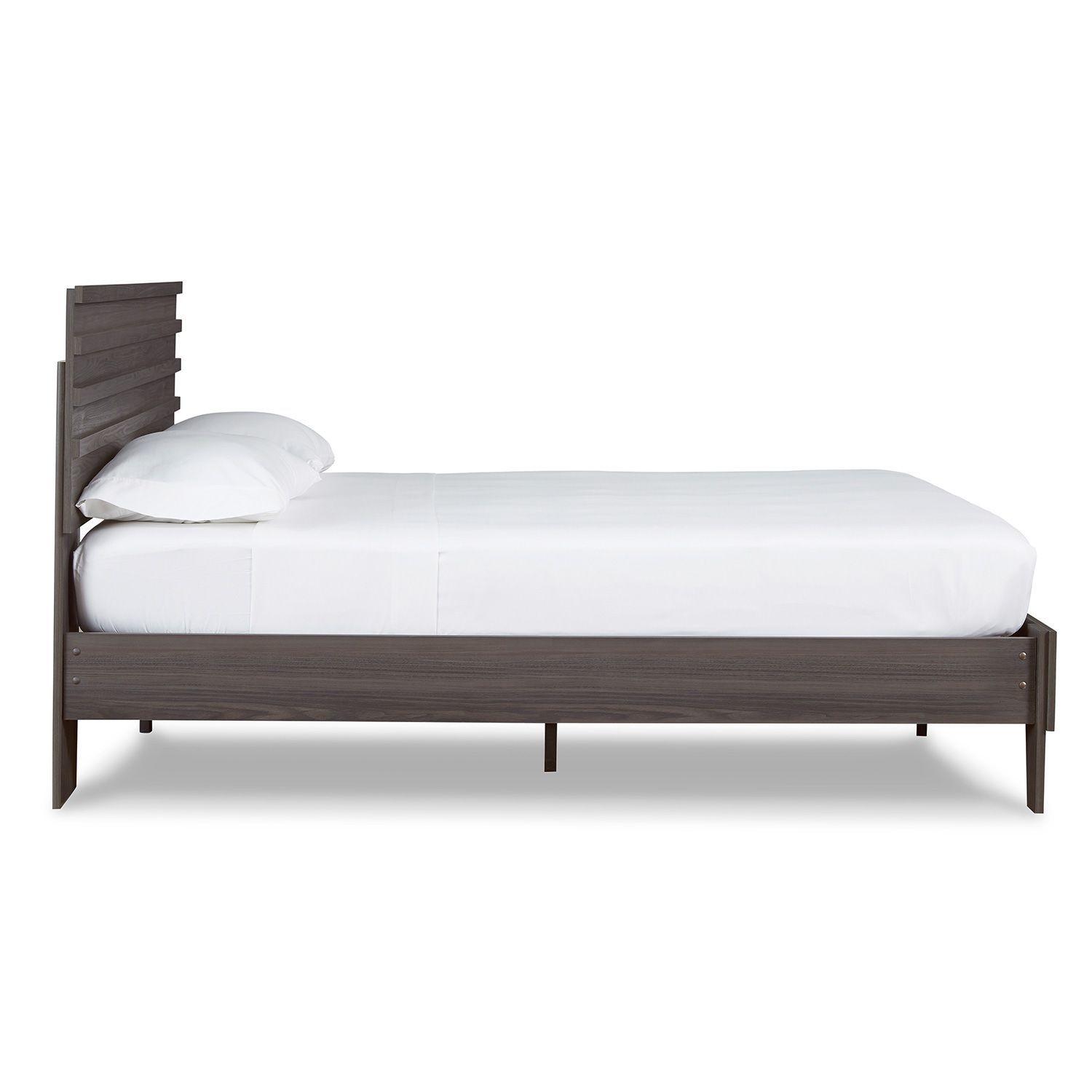 Cama 2 plazas Brymont dark gray-3
