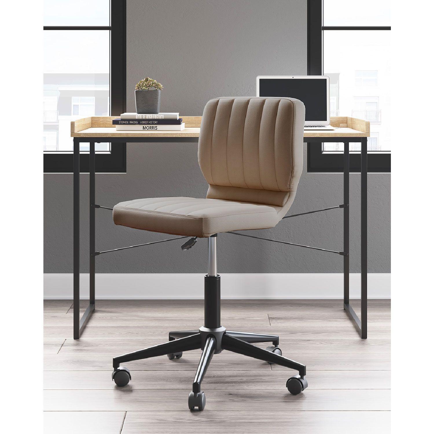 Silla de escritorio Beauenali taupe-1