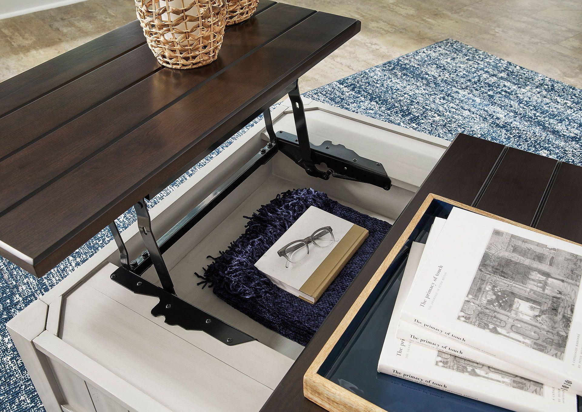 Mesa de centro cubierta elevable Darborn  -6