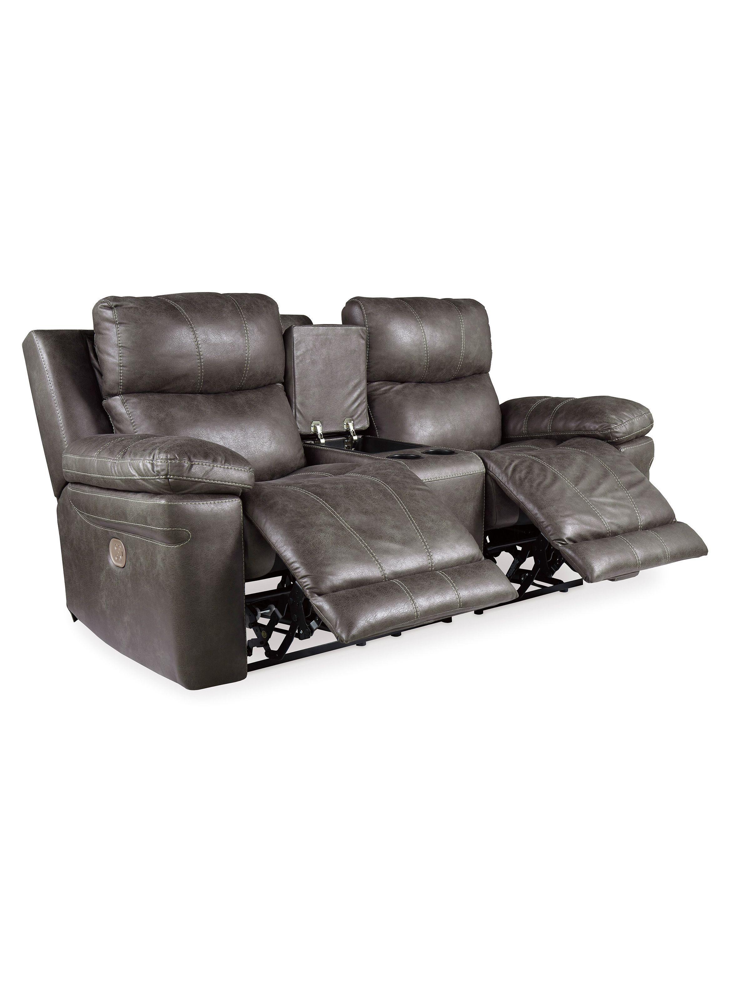 Sofá reclinable 2 cuerpos Erlangen con consola y USB-2