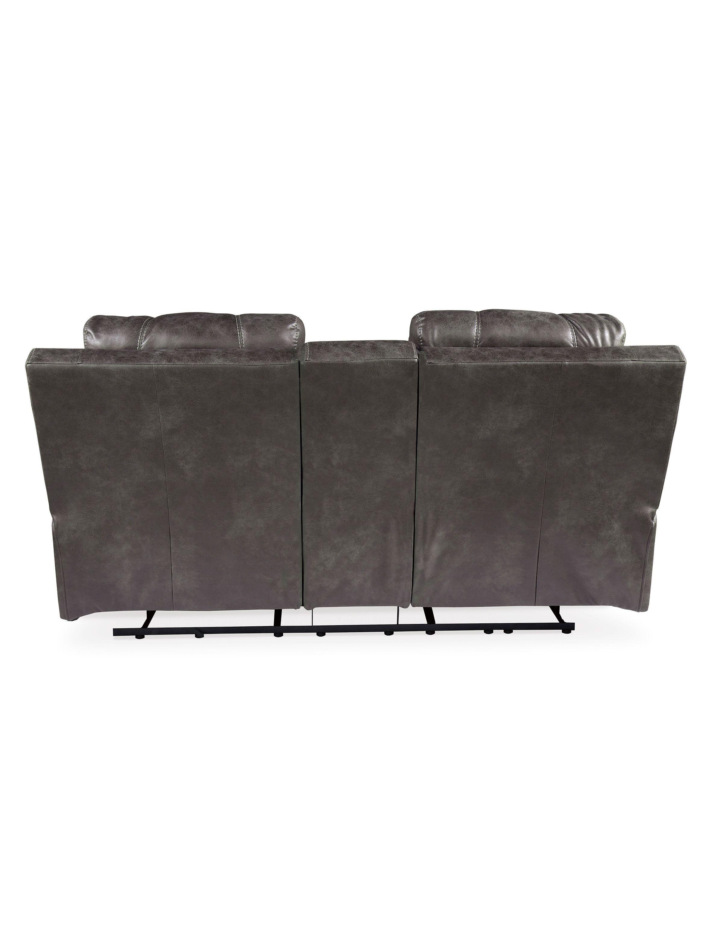 Sofá reclinable 2 cuerpos Erlangen con consola y USB-3