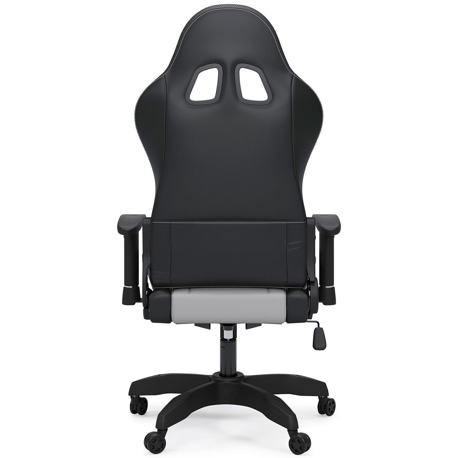 Silla de escritorio Lynxtyn white/gray-3