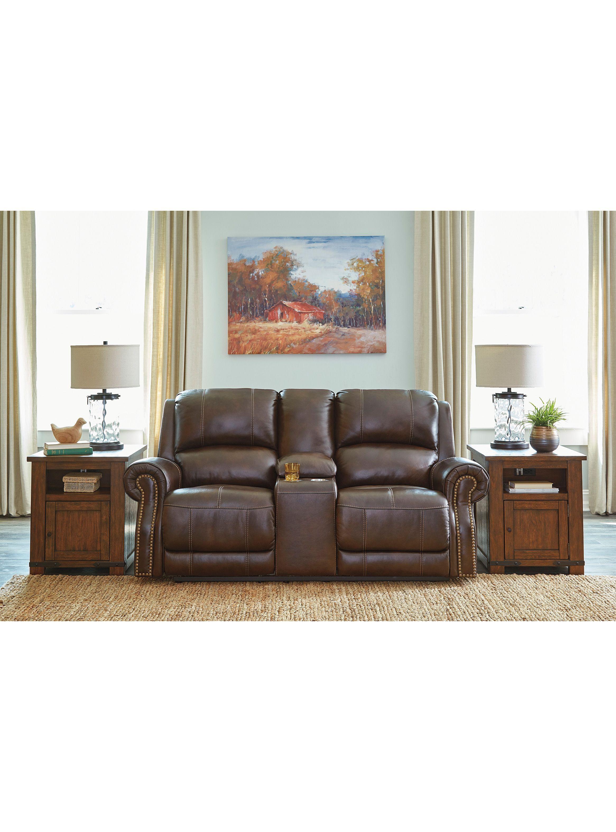 Sofá cuero reclinable 2 cuerpos Buncrana-1