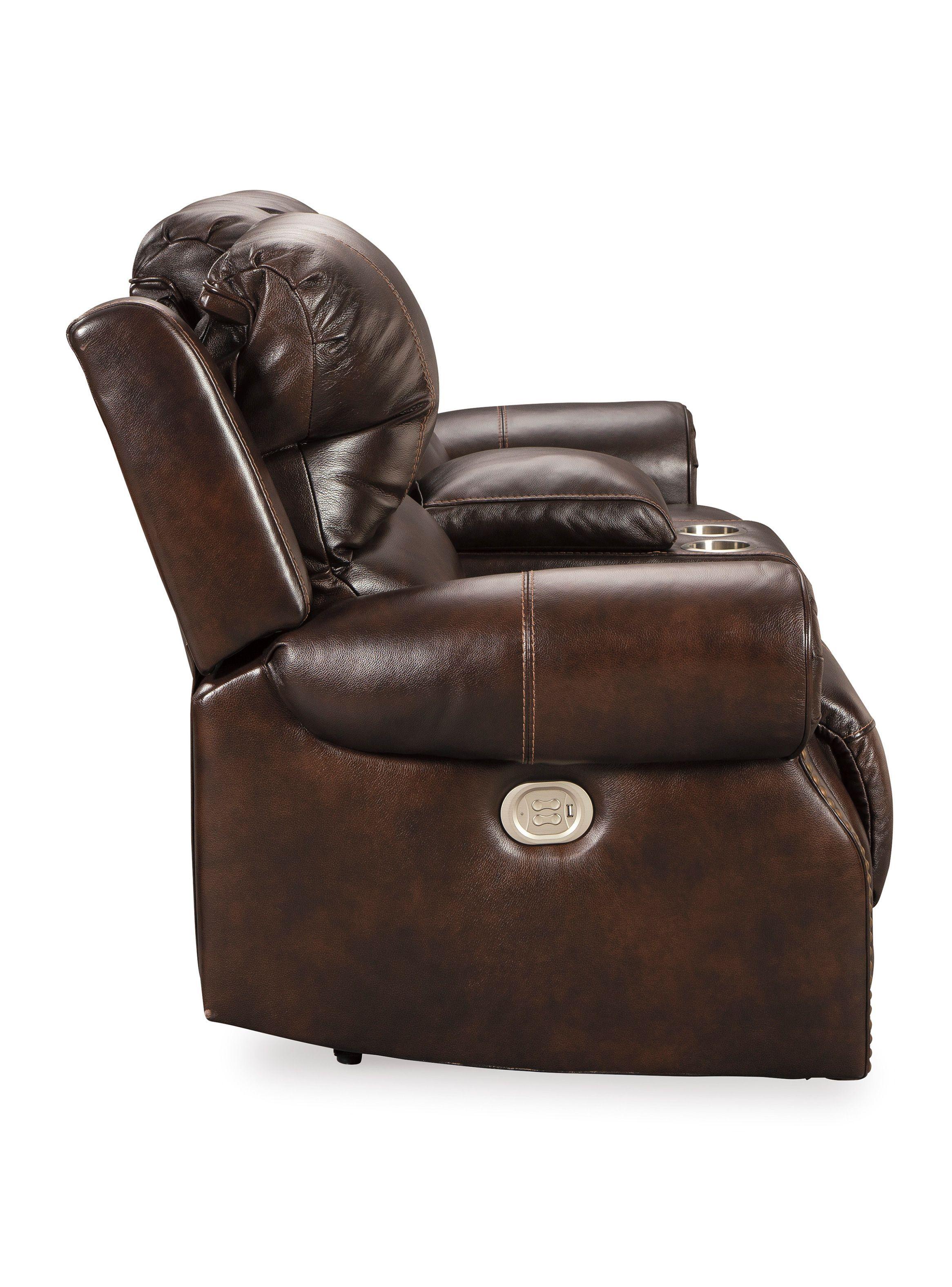 Sofá cuero reclinable 2 cuerpos Buncrana-3