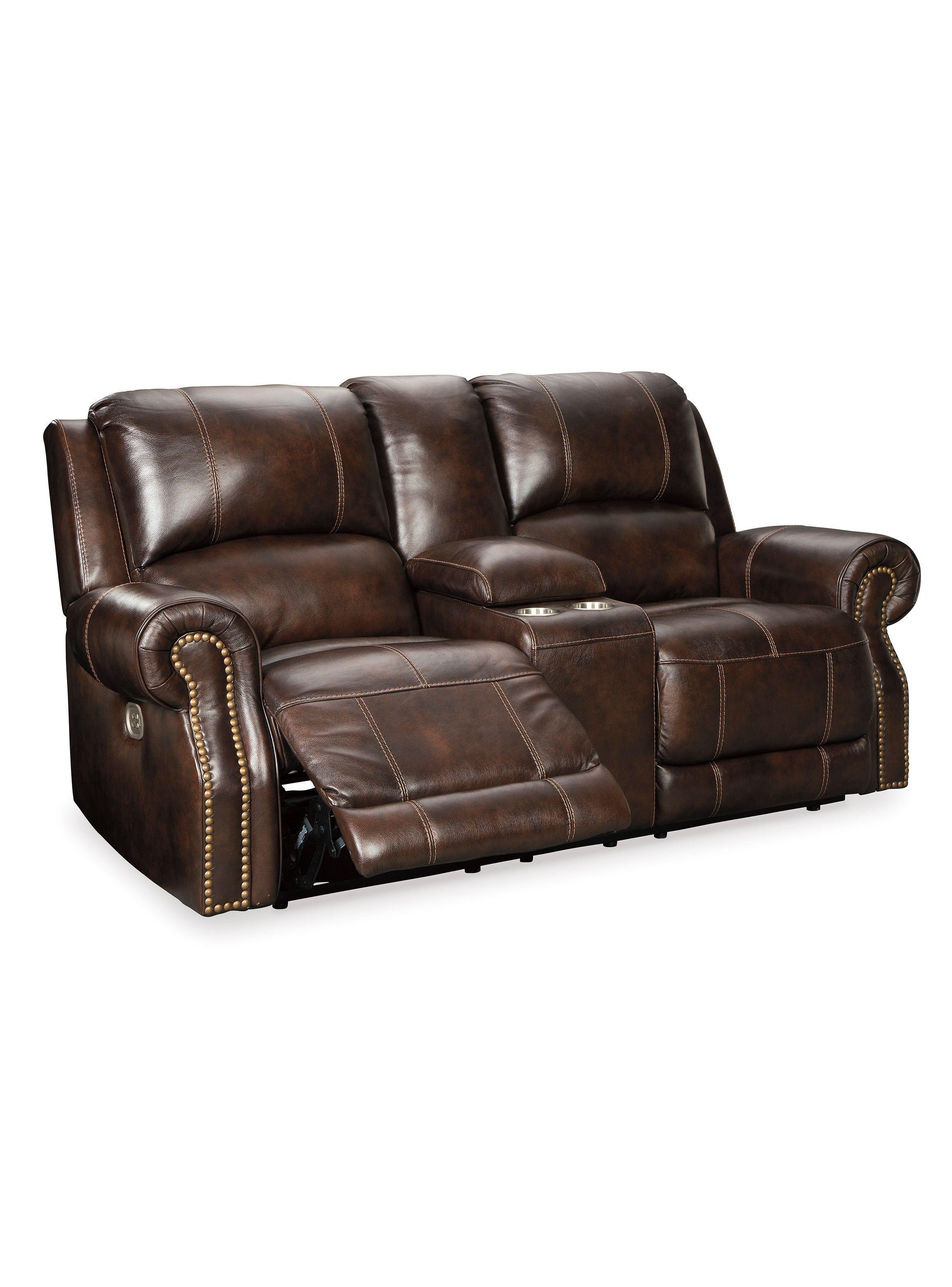 Sofá cuero reclinable 2 cuerpos Buncrana-2