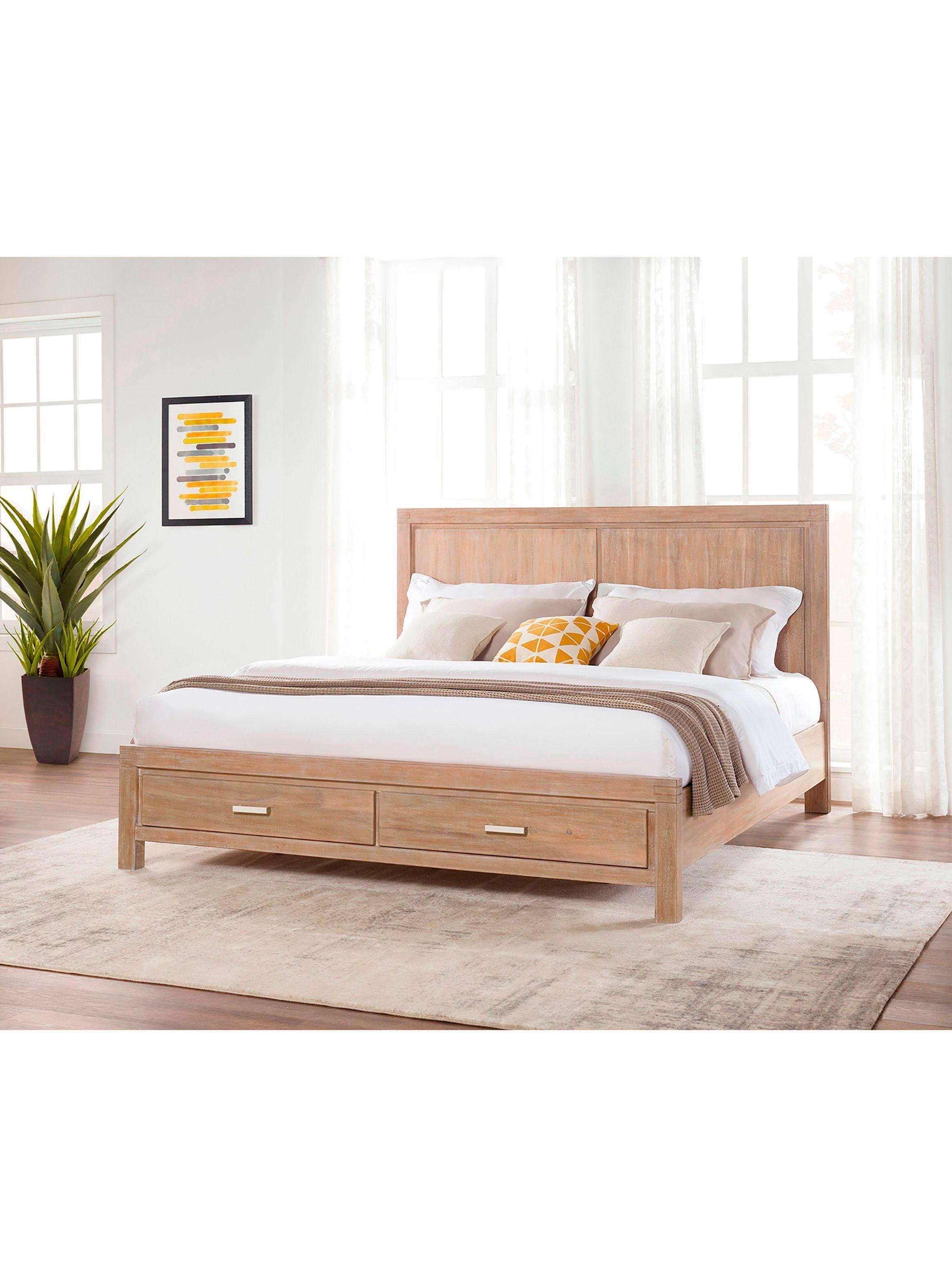 Cama 2 plazas Ambrosh light brown-1