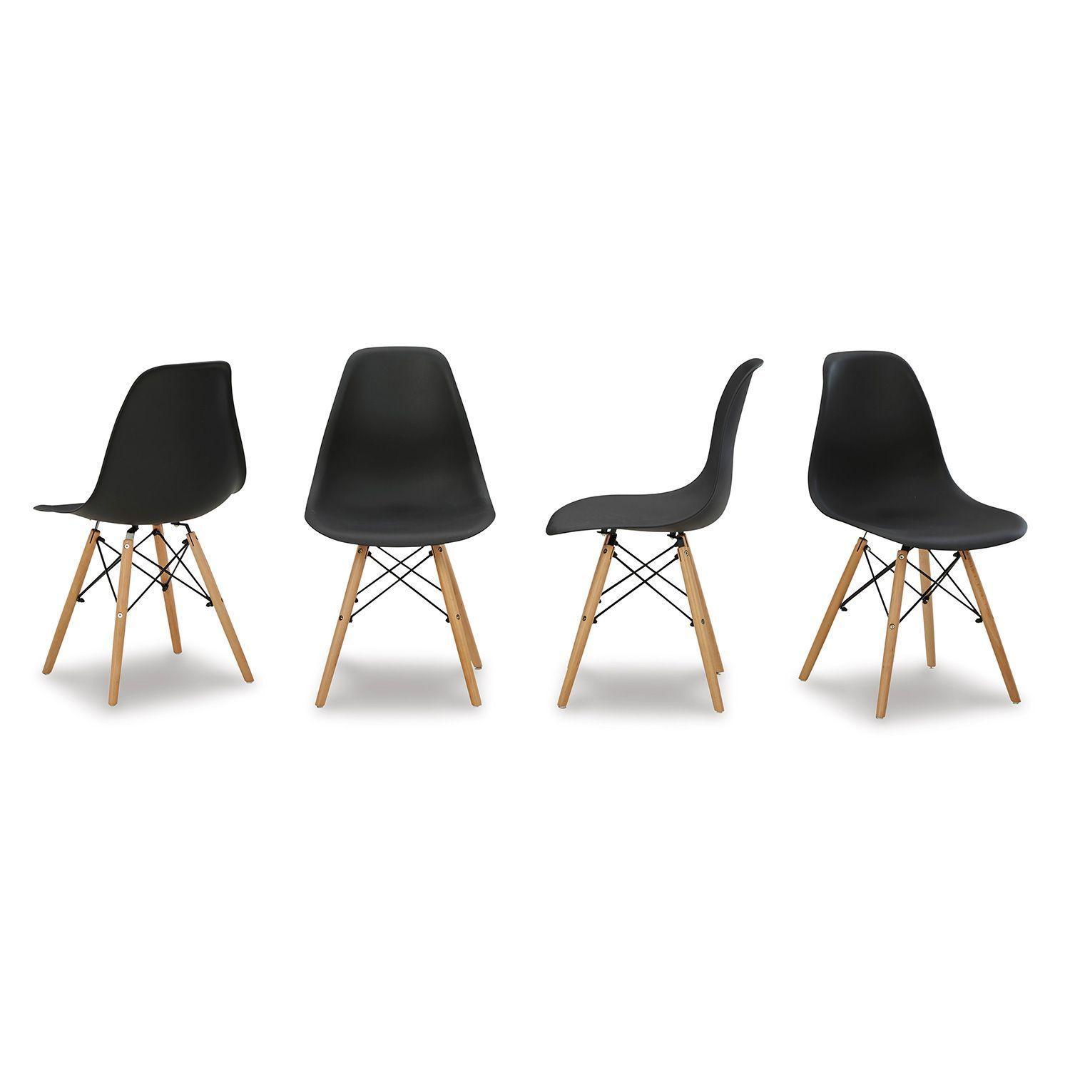 Pack 4 sillas comedor Jaspeni black-2