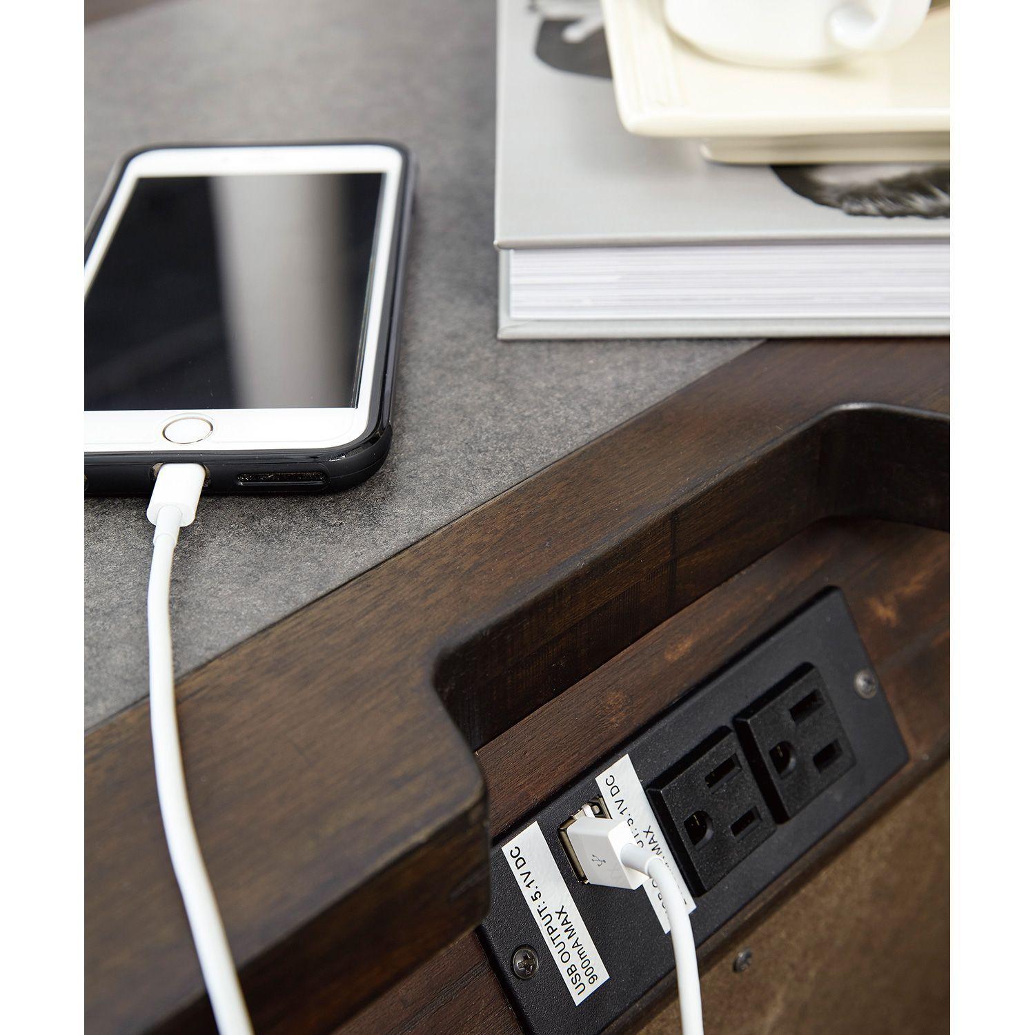 Velador Starmore 3 cajones y USB-2