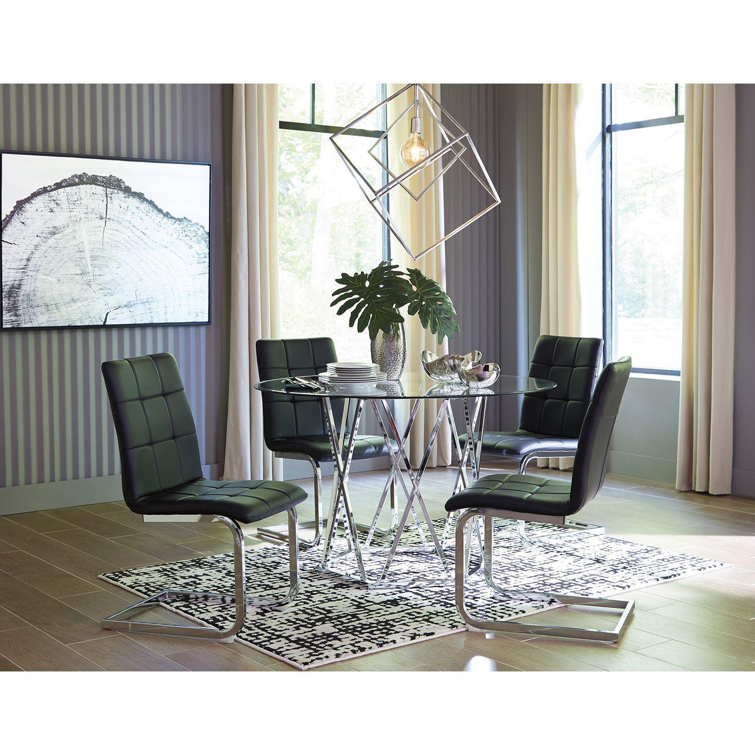 Pack 4 sillas comedor Madanere black-2