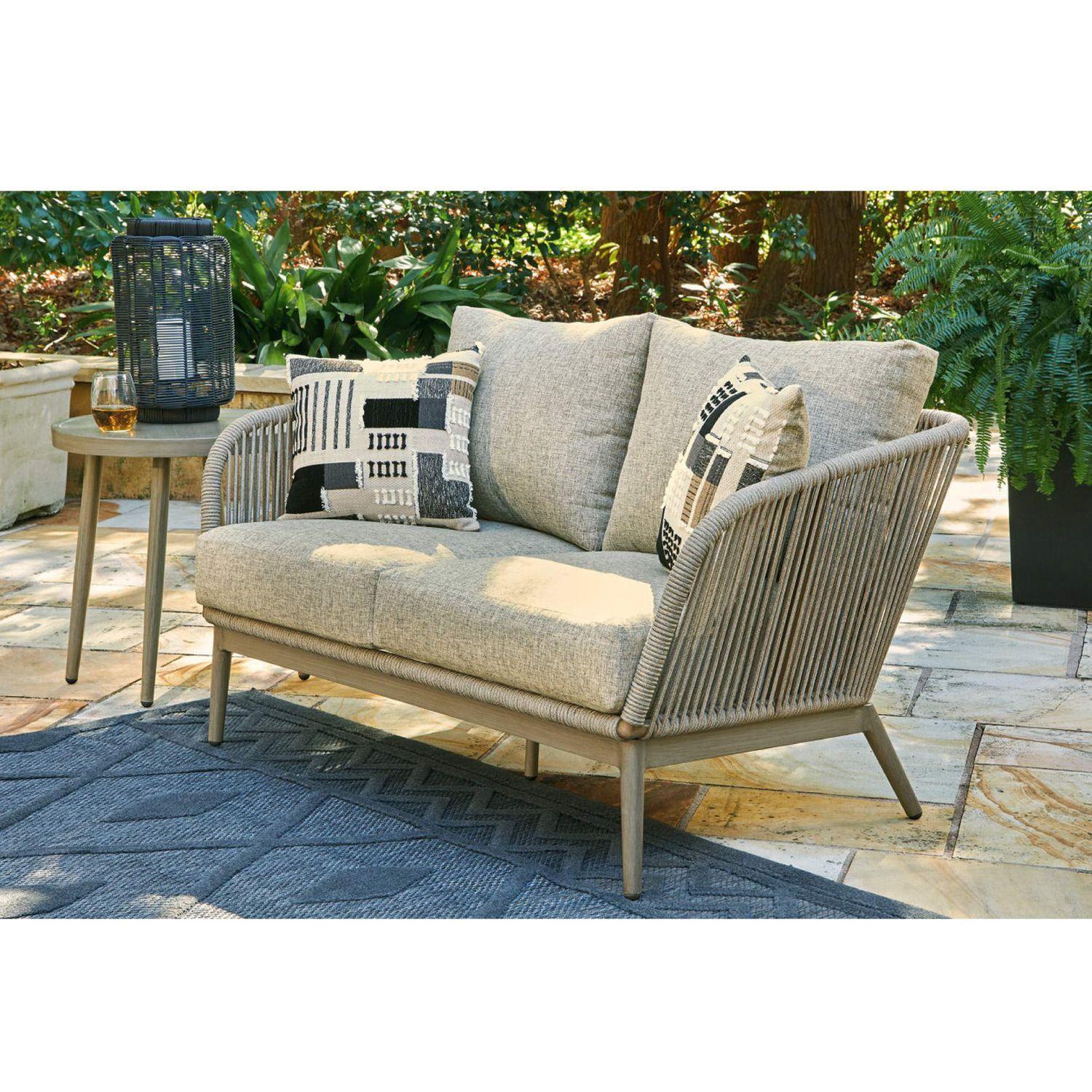 Sofá 2 cuerpos terraza Swiss beige-1