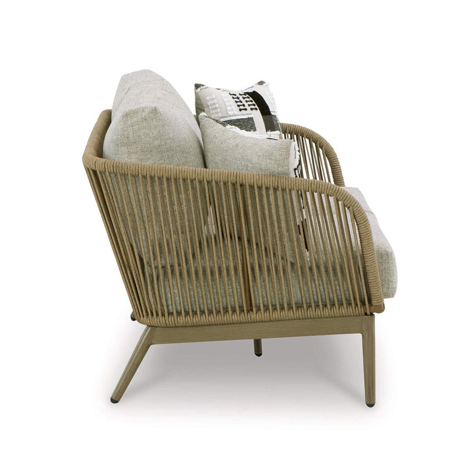 Sofá 2 cuerpos terraza Swiss beige-4