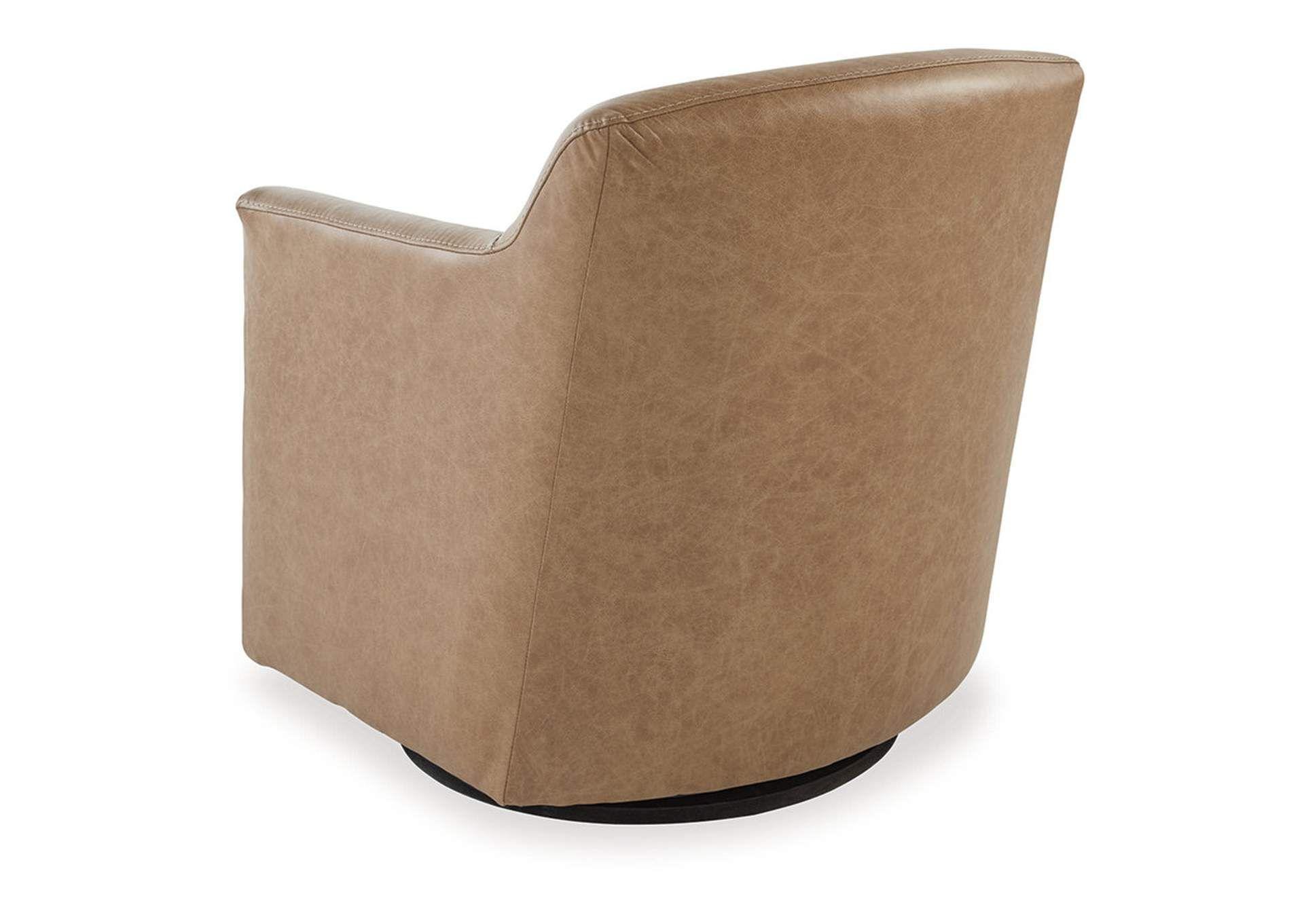 Poltrona giratoria Bradney  Caramel -4