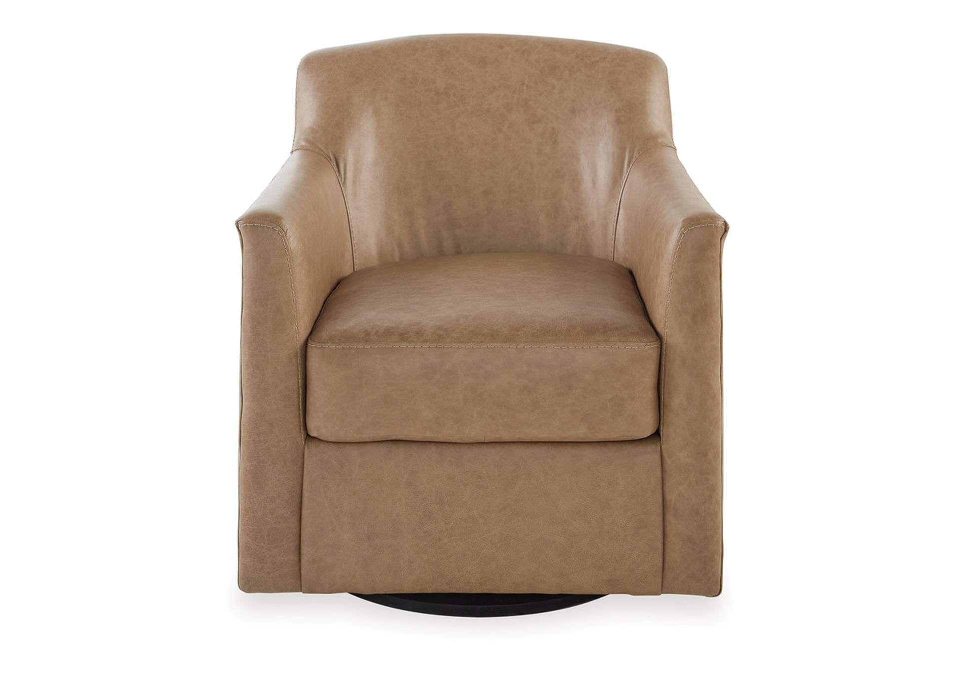 Poltrona giratoria Bradney  Caramel -3