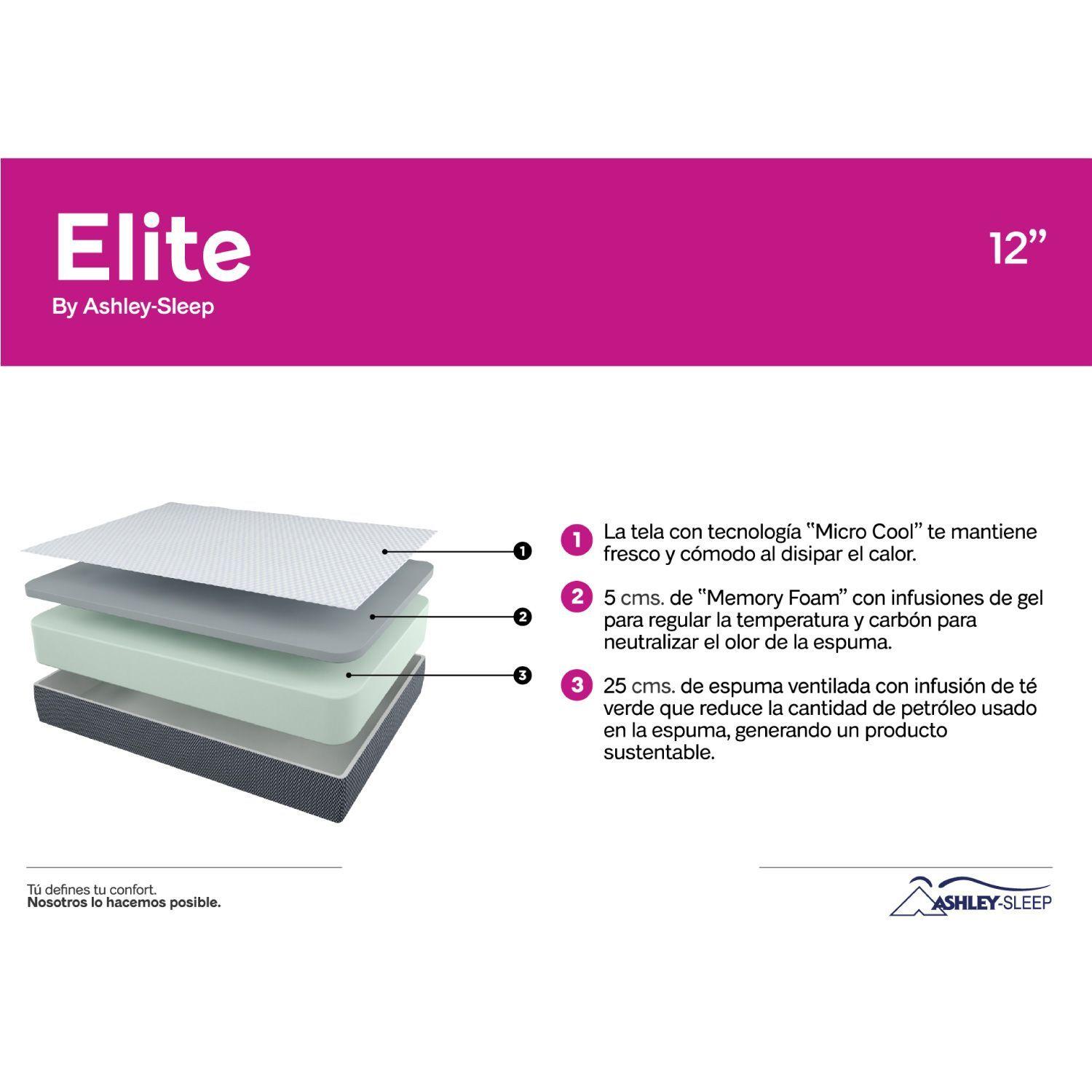 Colchón 2 plazas 12 Inch Chime Elite W2-4