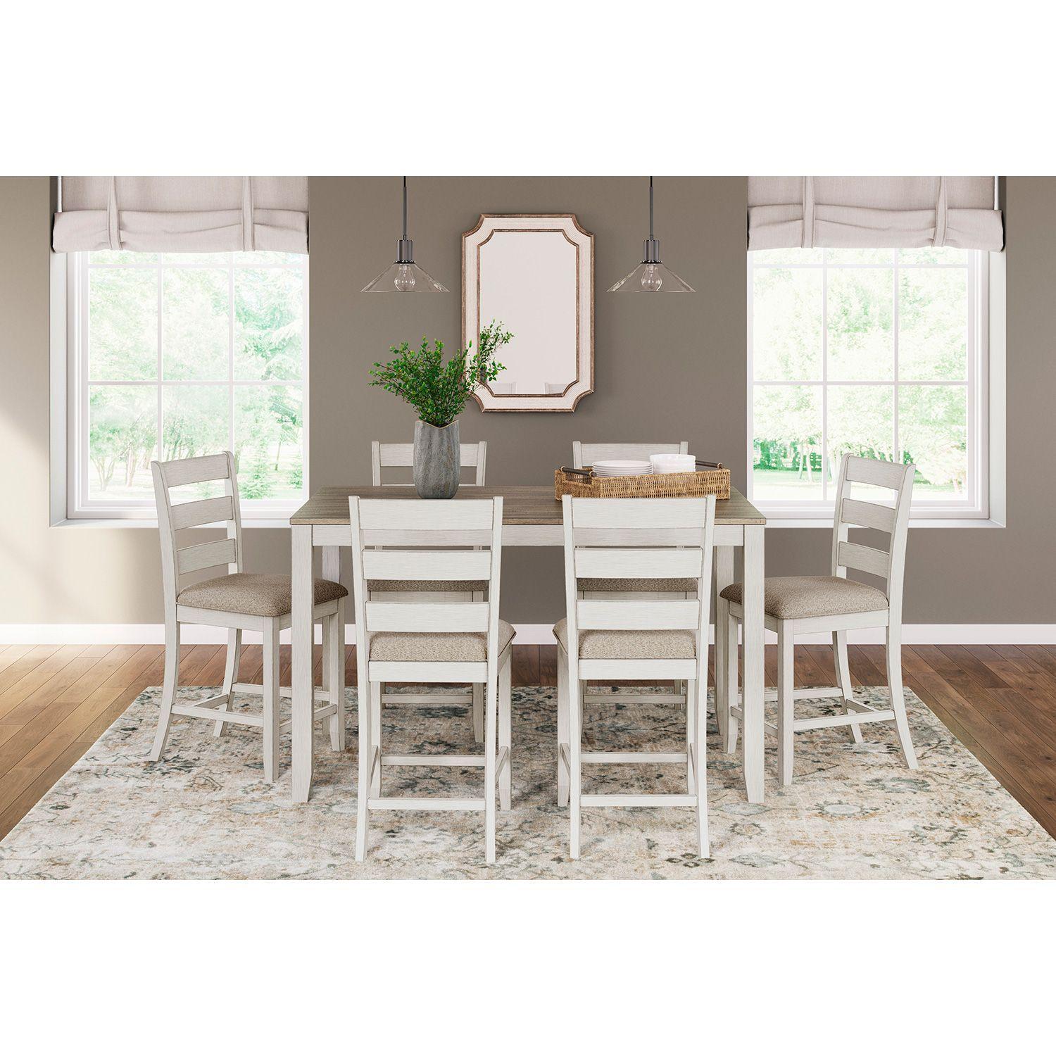 Juego comedor alto Skempton (set 7 piezas)-1