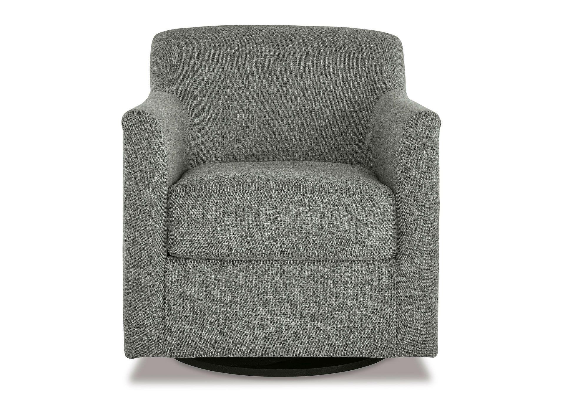 Poltrona giratoria  Bradney  gris -3