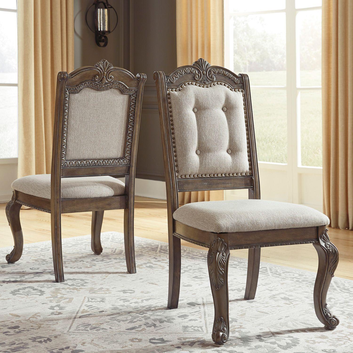 Par de sillas comedor Charmond brown-1