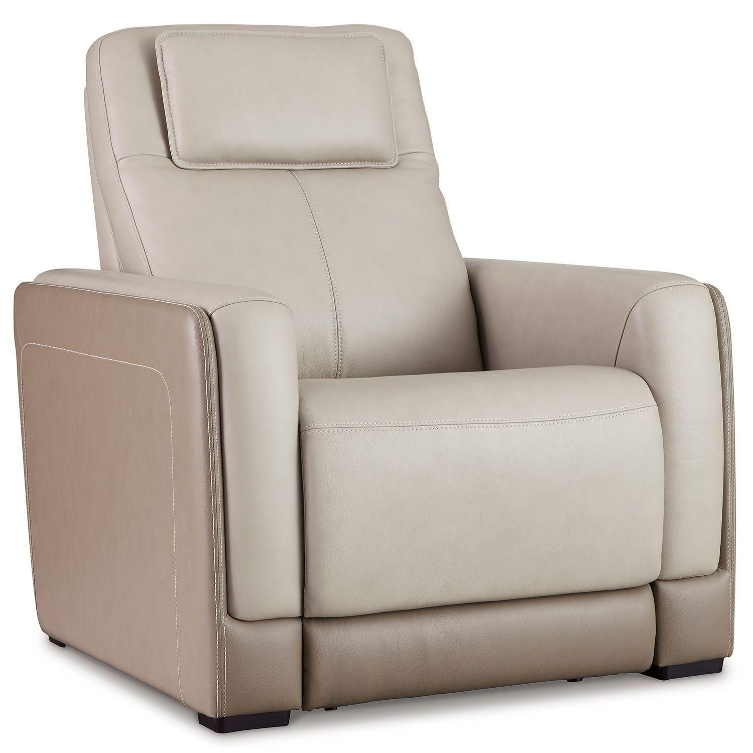 Bergere cuero Battleville con USB-0