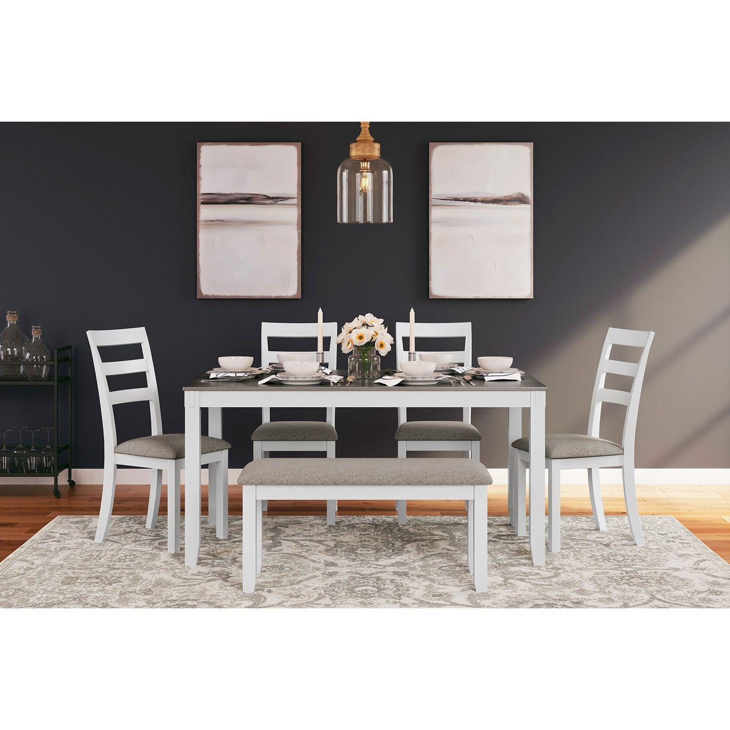 Juego comedor Stonehollow (set 6 piezas)-1