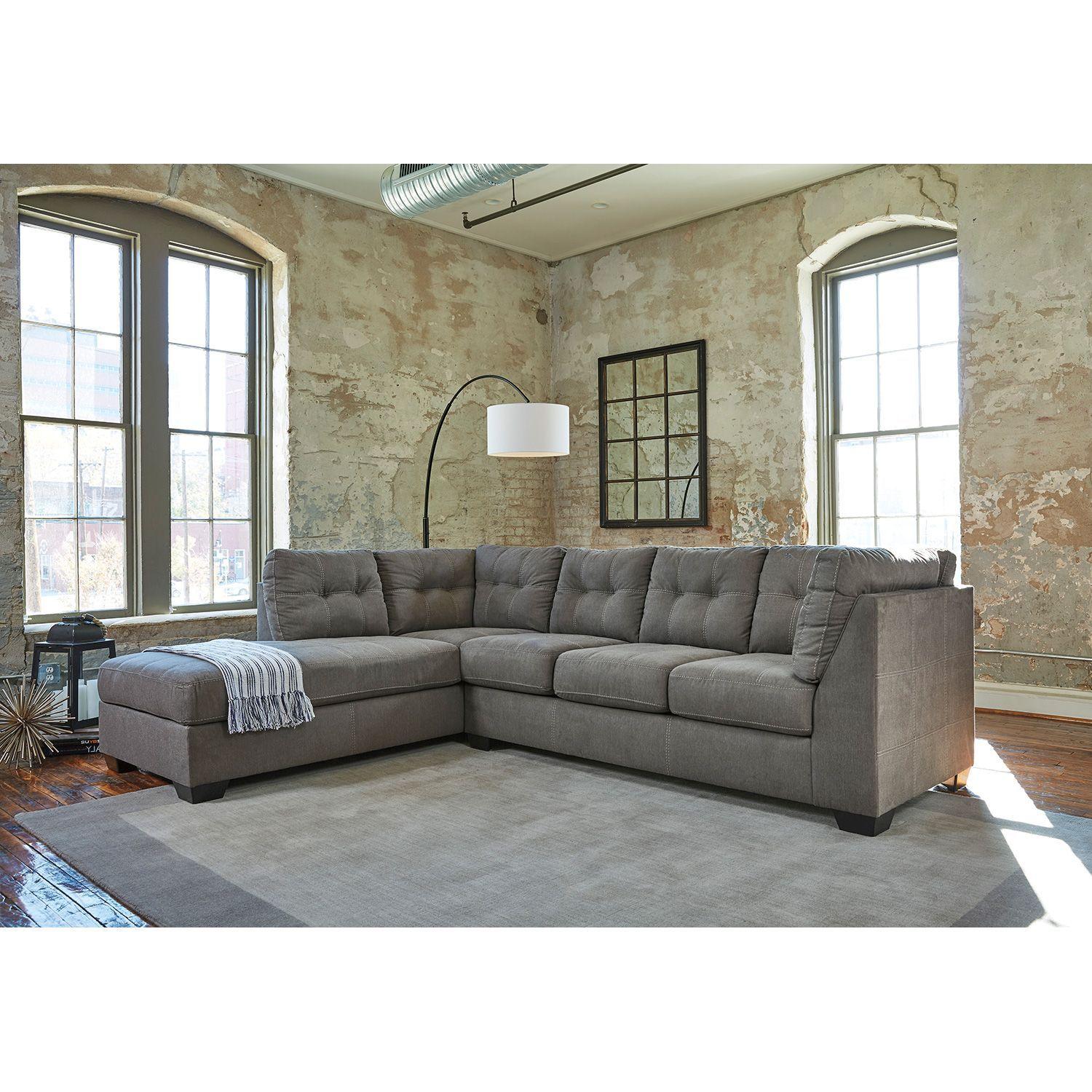 Seccional chaise izquierdo Pitkin slate 2 piezas-1