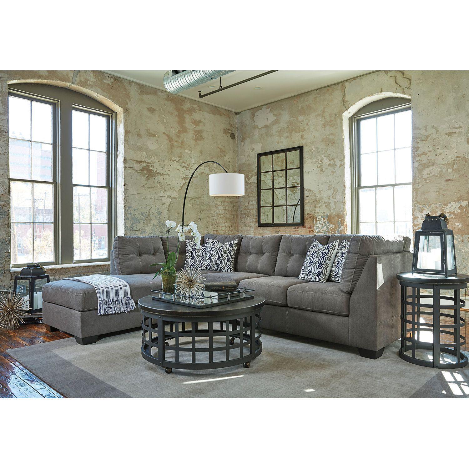 Seccional chaise izquierdo Pitkin slate 2 piezas-2