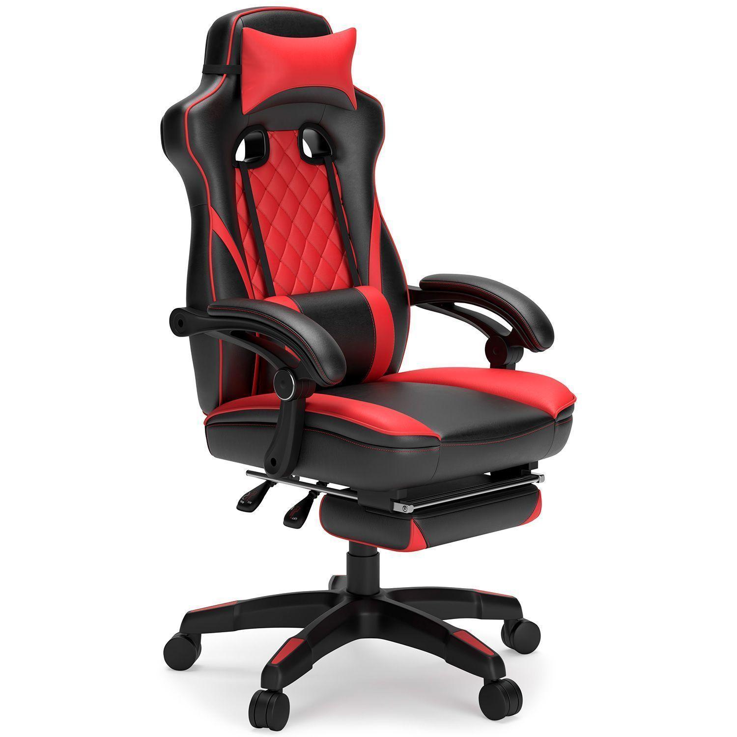 Silla de escritorio Lynxtyn red/black-0
