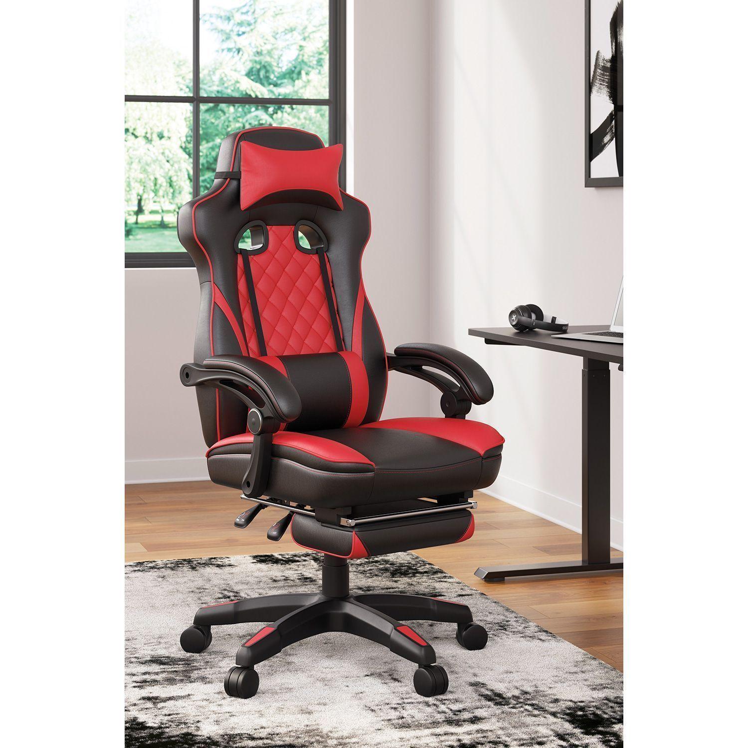 Silla de escritorio Lynxtyn red/black-1