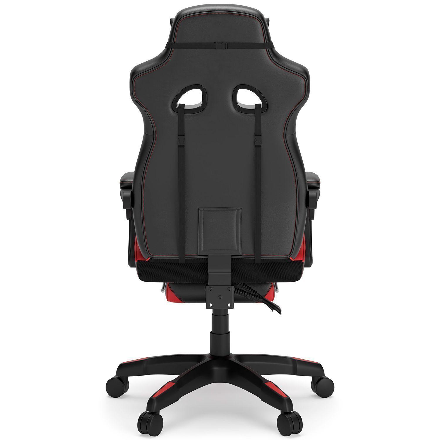 Silla de escritorio Lynxtyn red/black-3