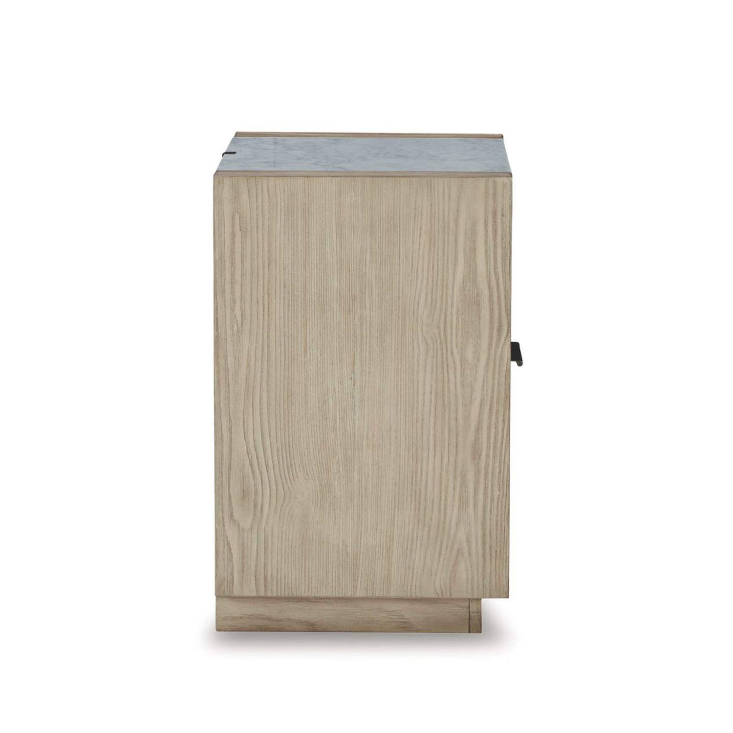Velador Hennington 1 cajón y USB-4