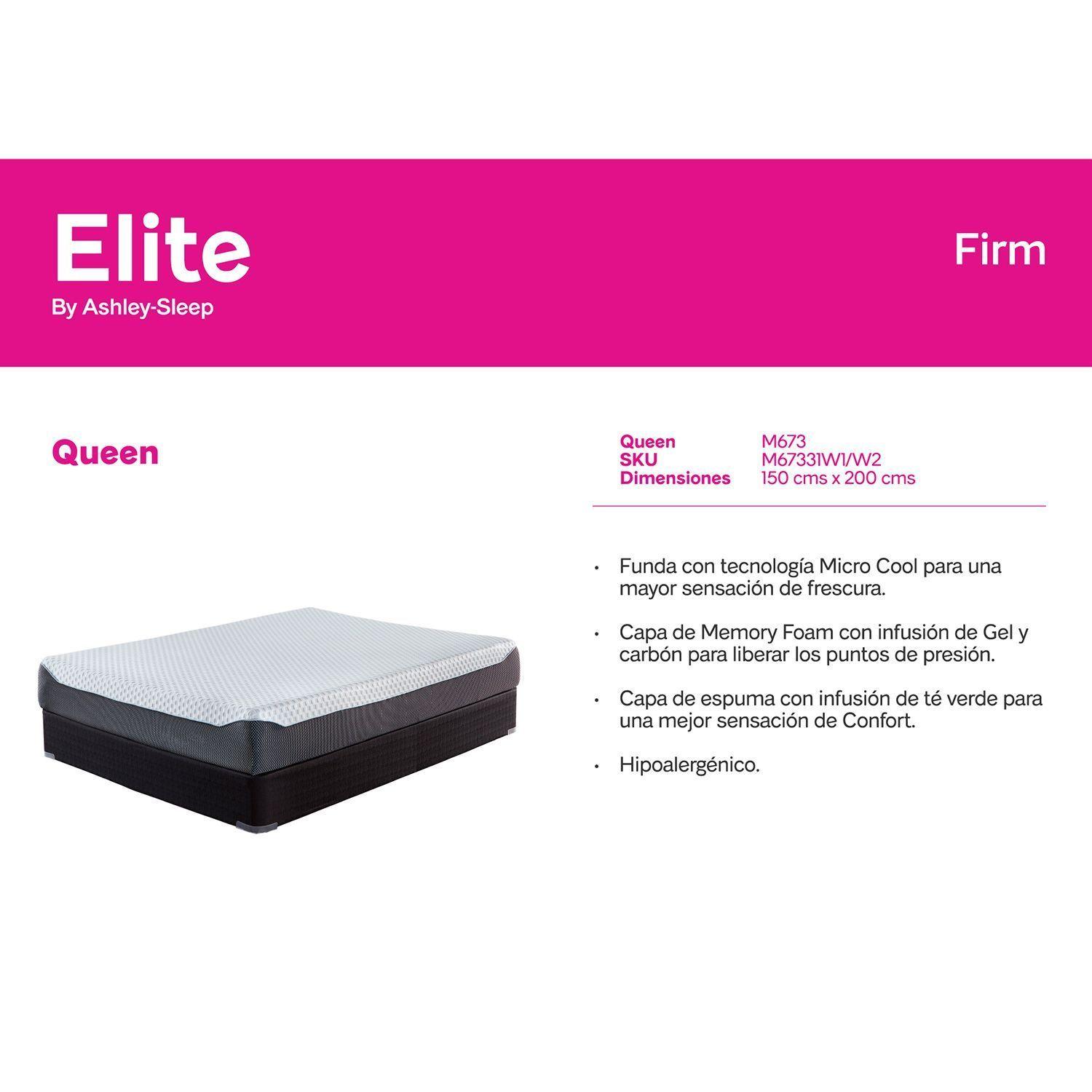 Colchón 2 plazas Memory Foam Serie 10 Elite-3
