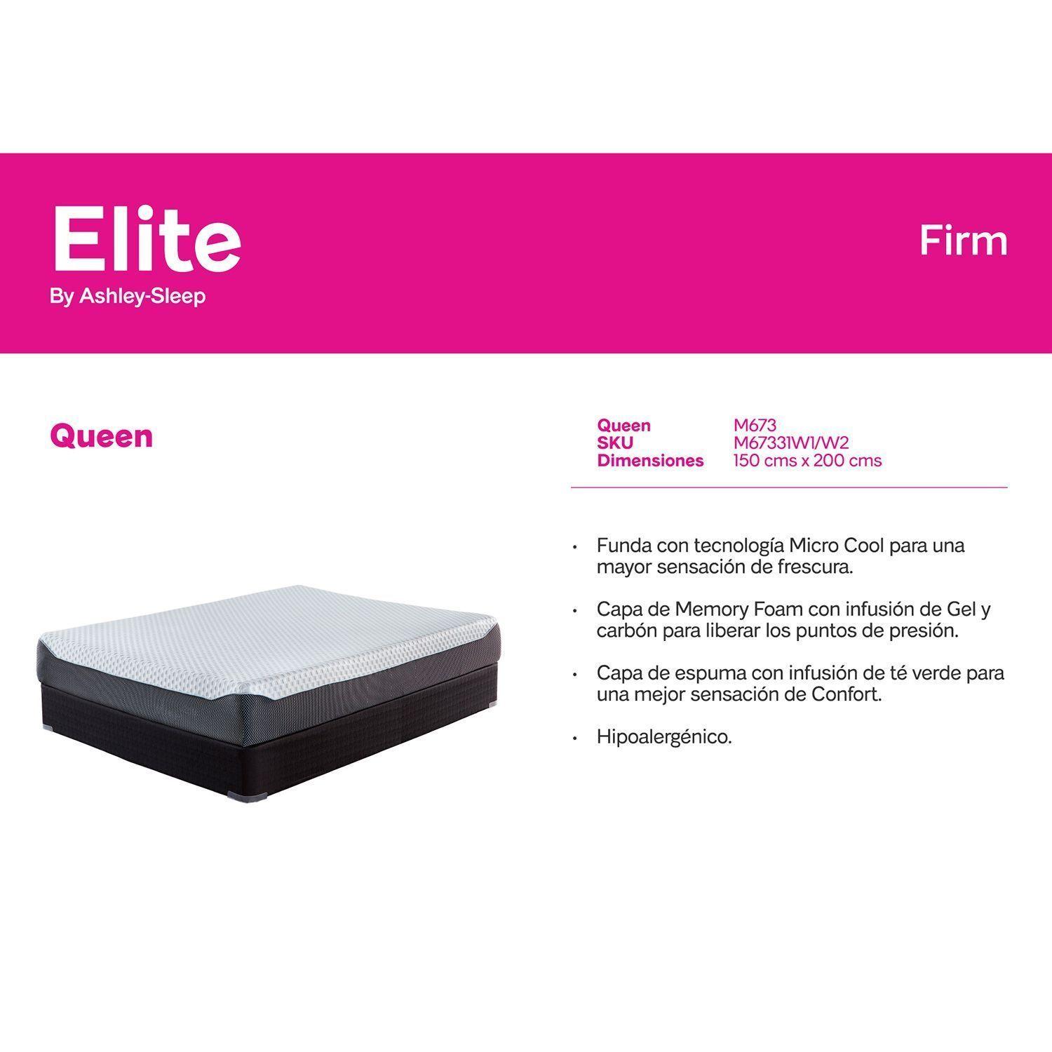 Colchón 2 plazas Memory Foam Serie 10 Elite-3