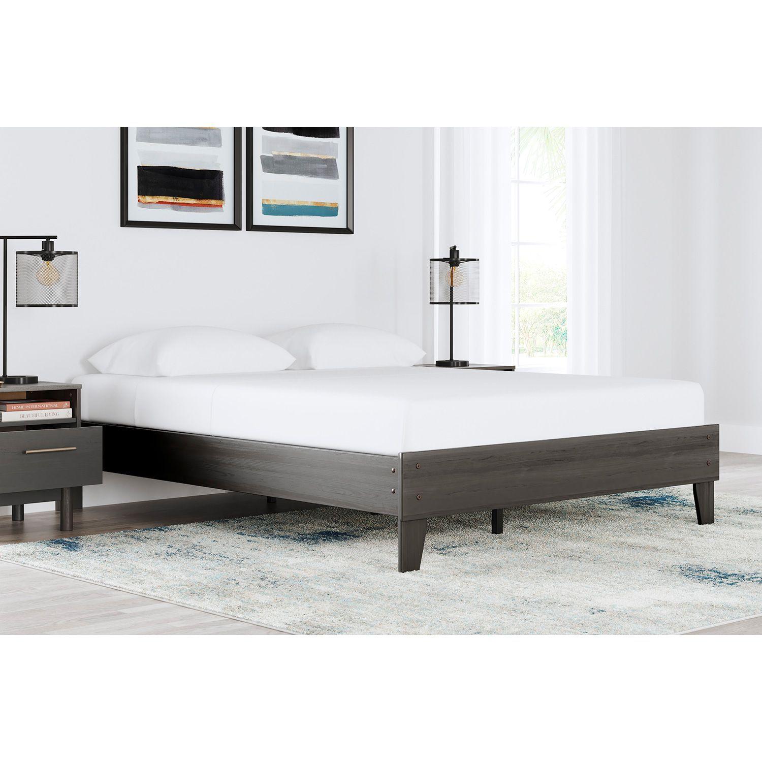 Cama europea 2 plazas Brymont dark gray-1