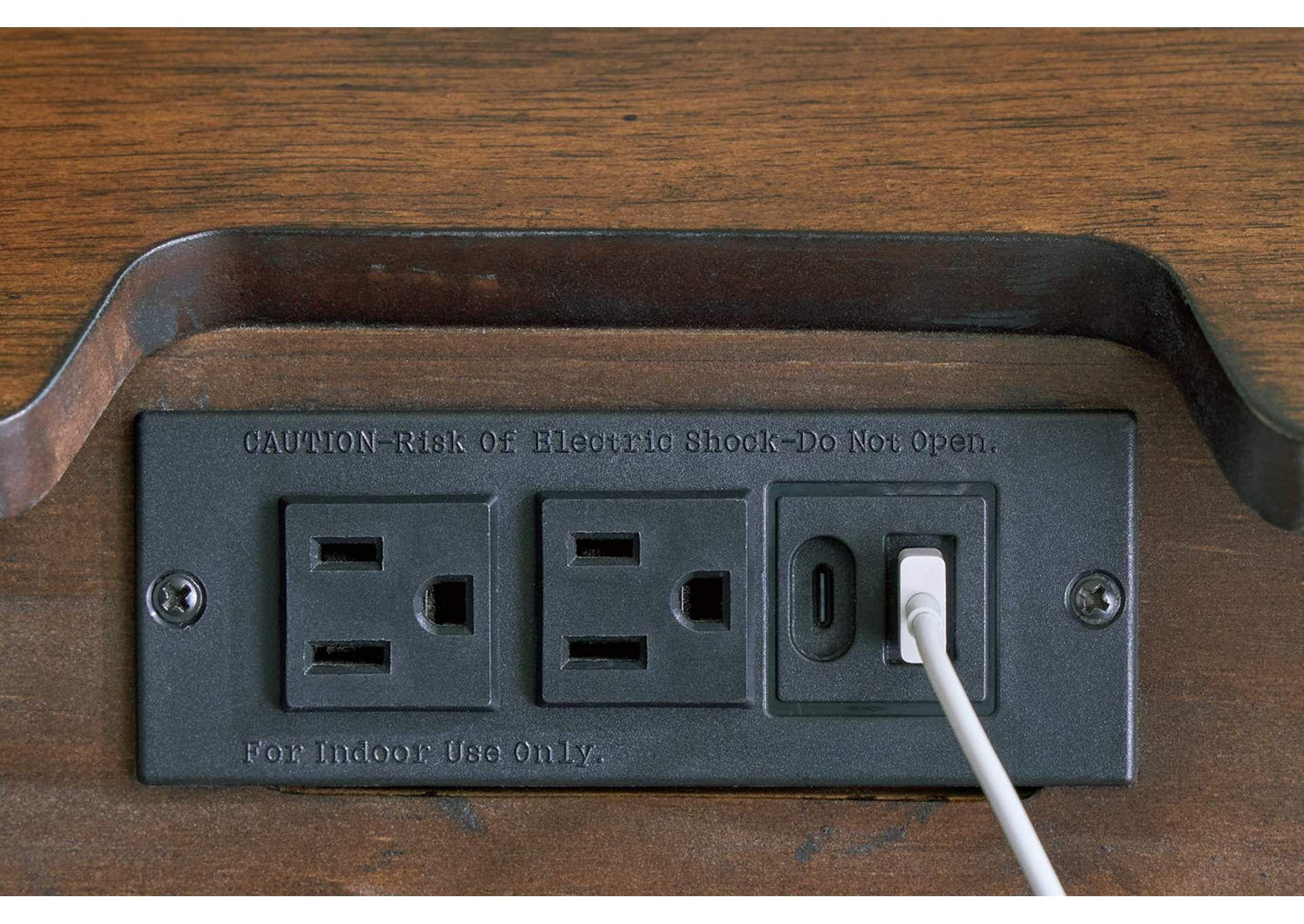 Velador Lyncott 2 cajones-5