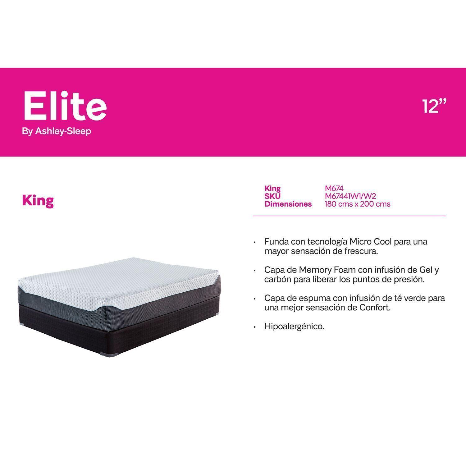 Colchón king Memory Foam Serie 12 Elite-3