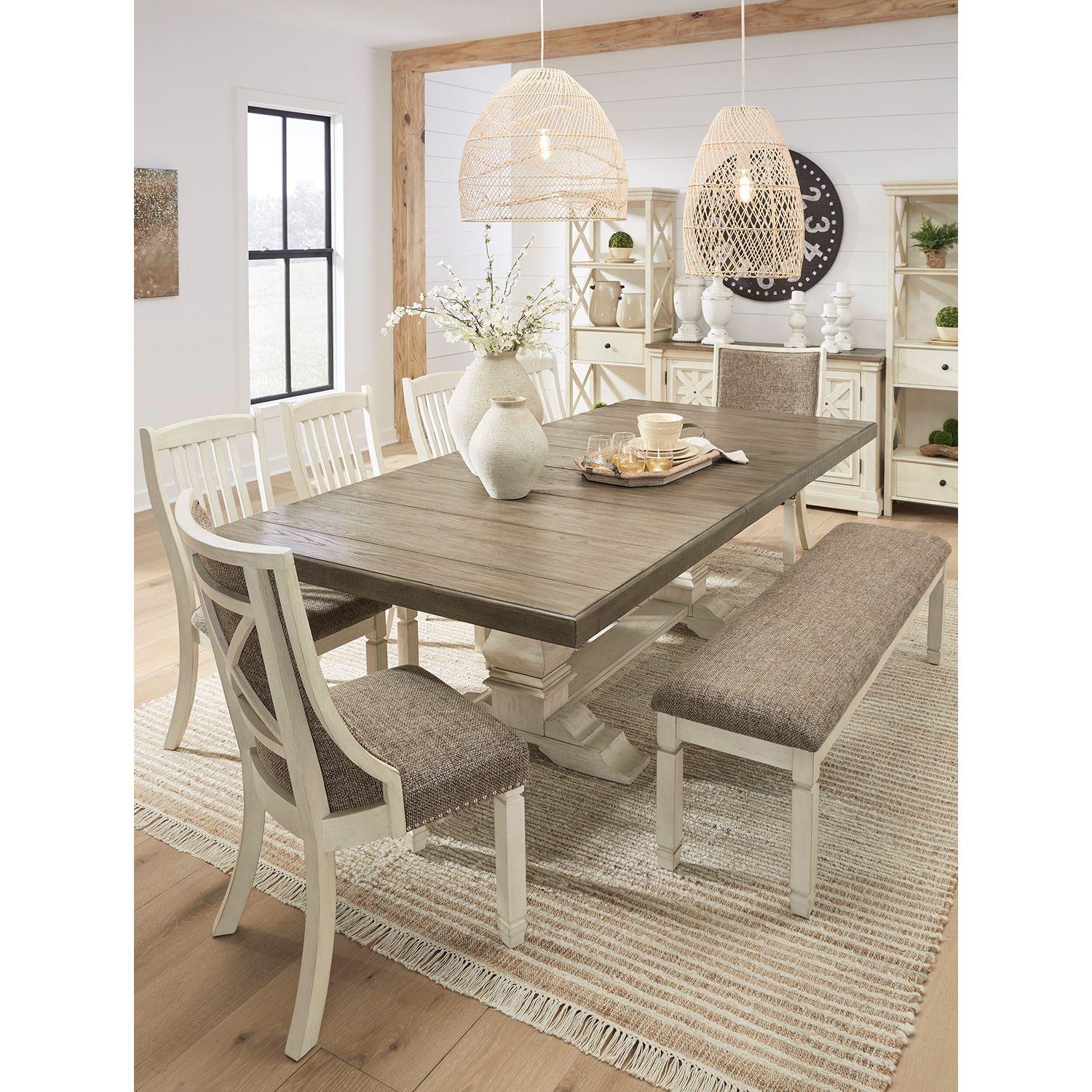 Mesa de comedor Bolanburg extensible-4