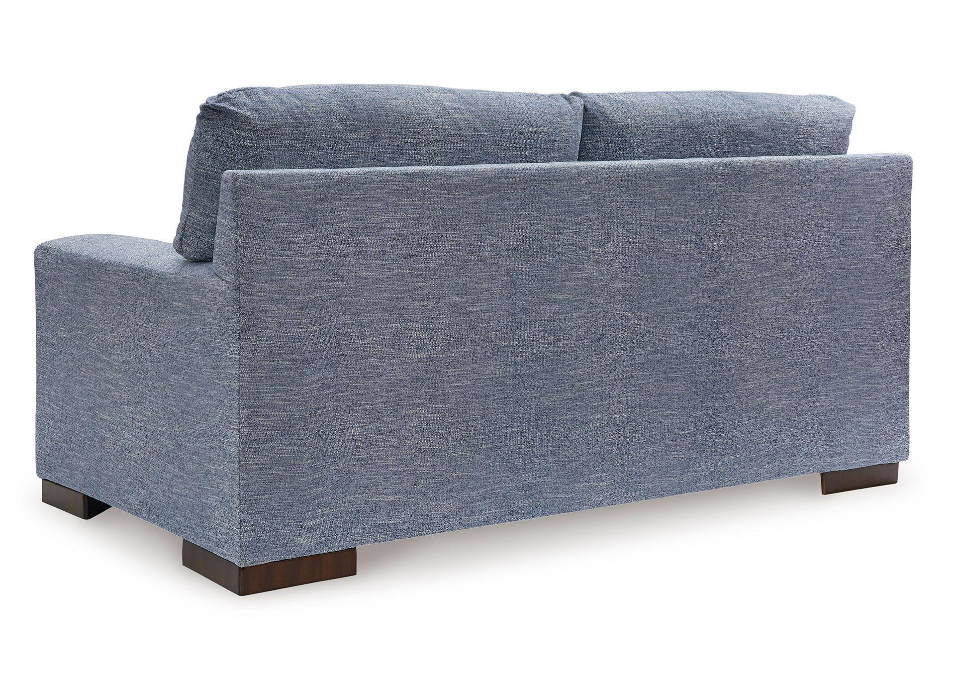 Sofá 2 cuerpos Nuvella denim lavable-3