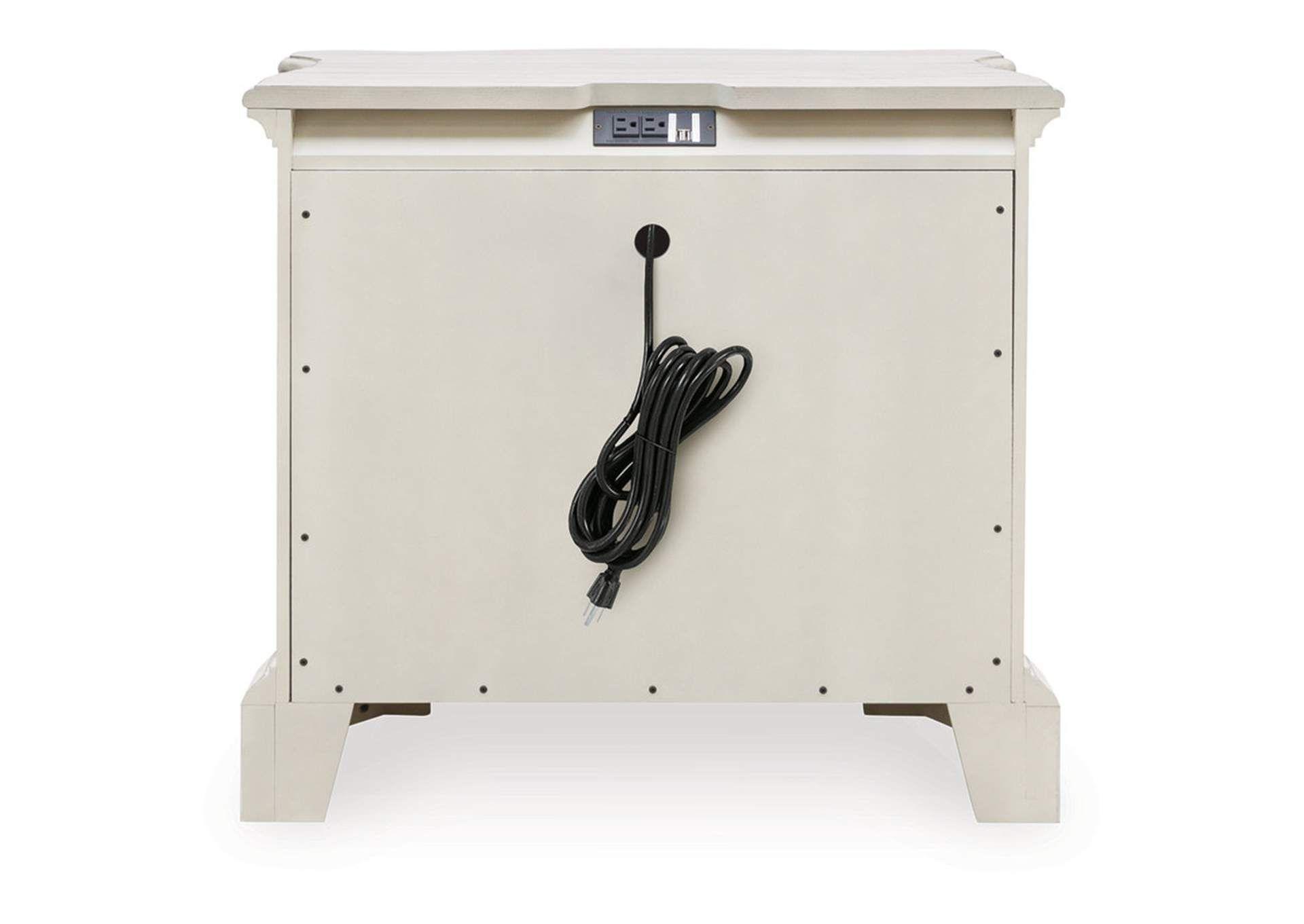 Velador Arlendyne 3 cajones y USB-5